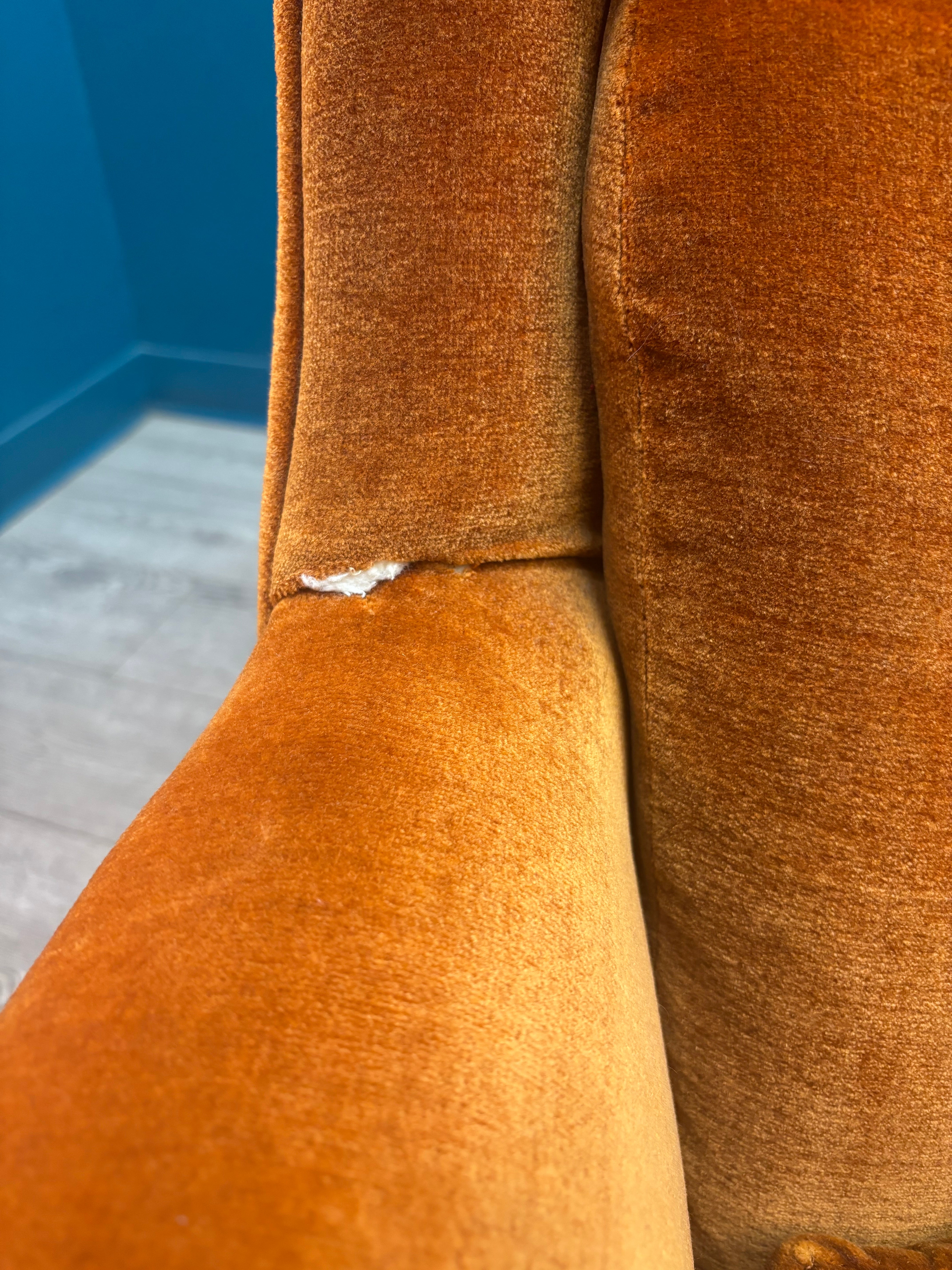 Orange Swivel Chair