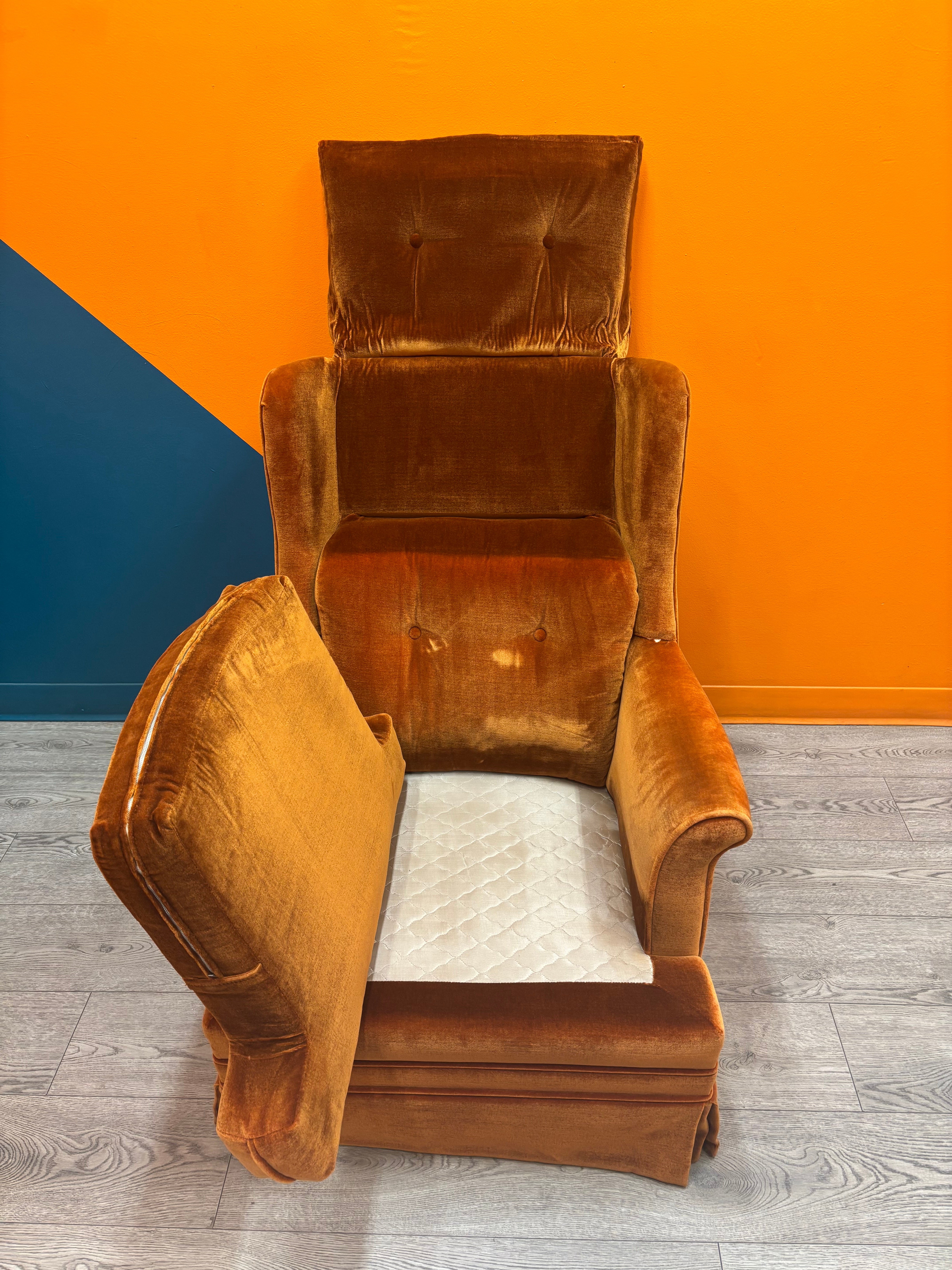 Orange Swivel Chair
