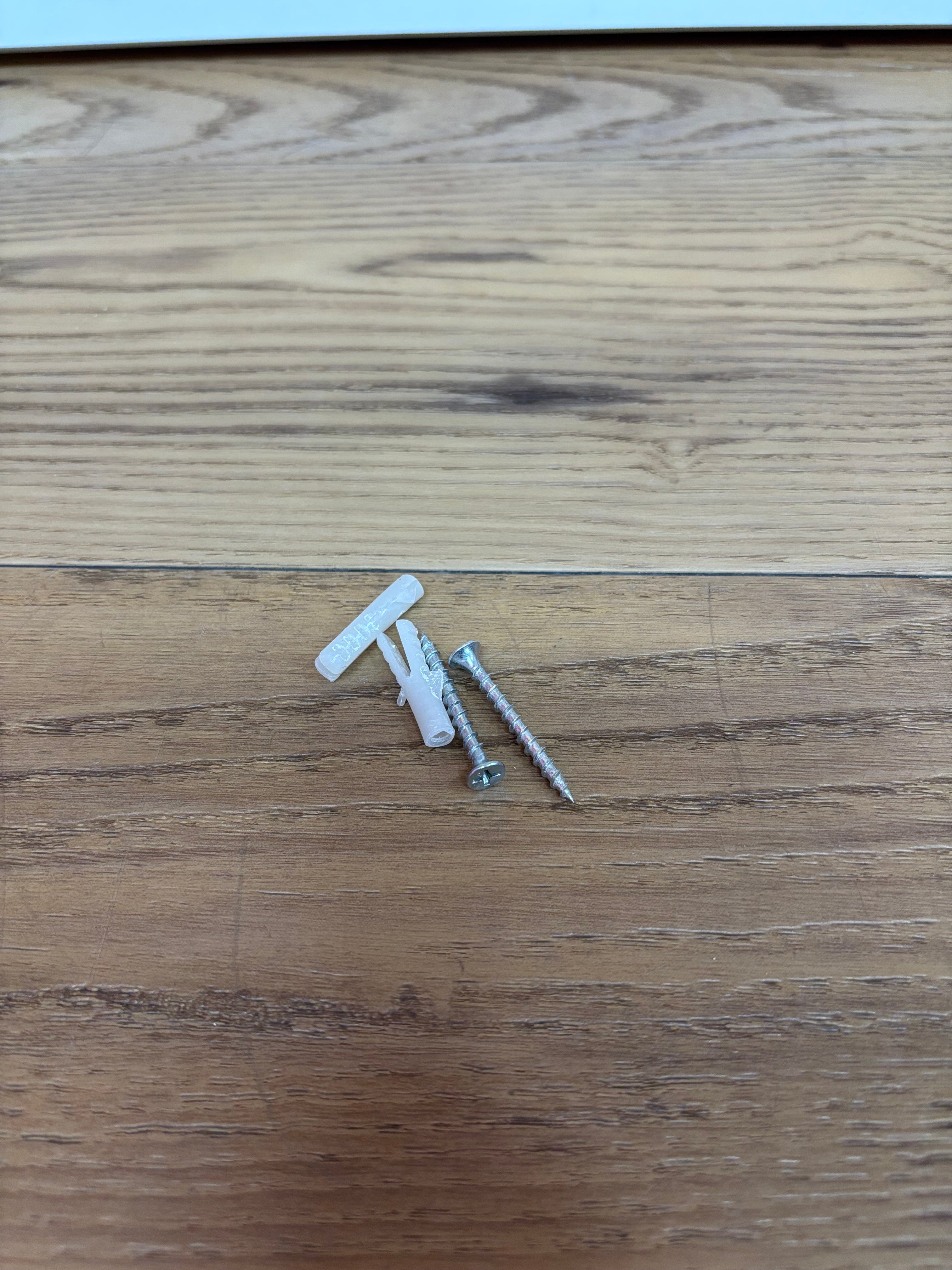 White Wall Shelf with Pegs