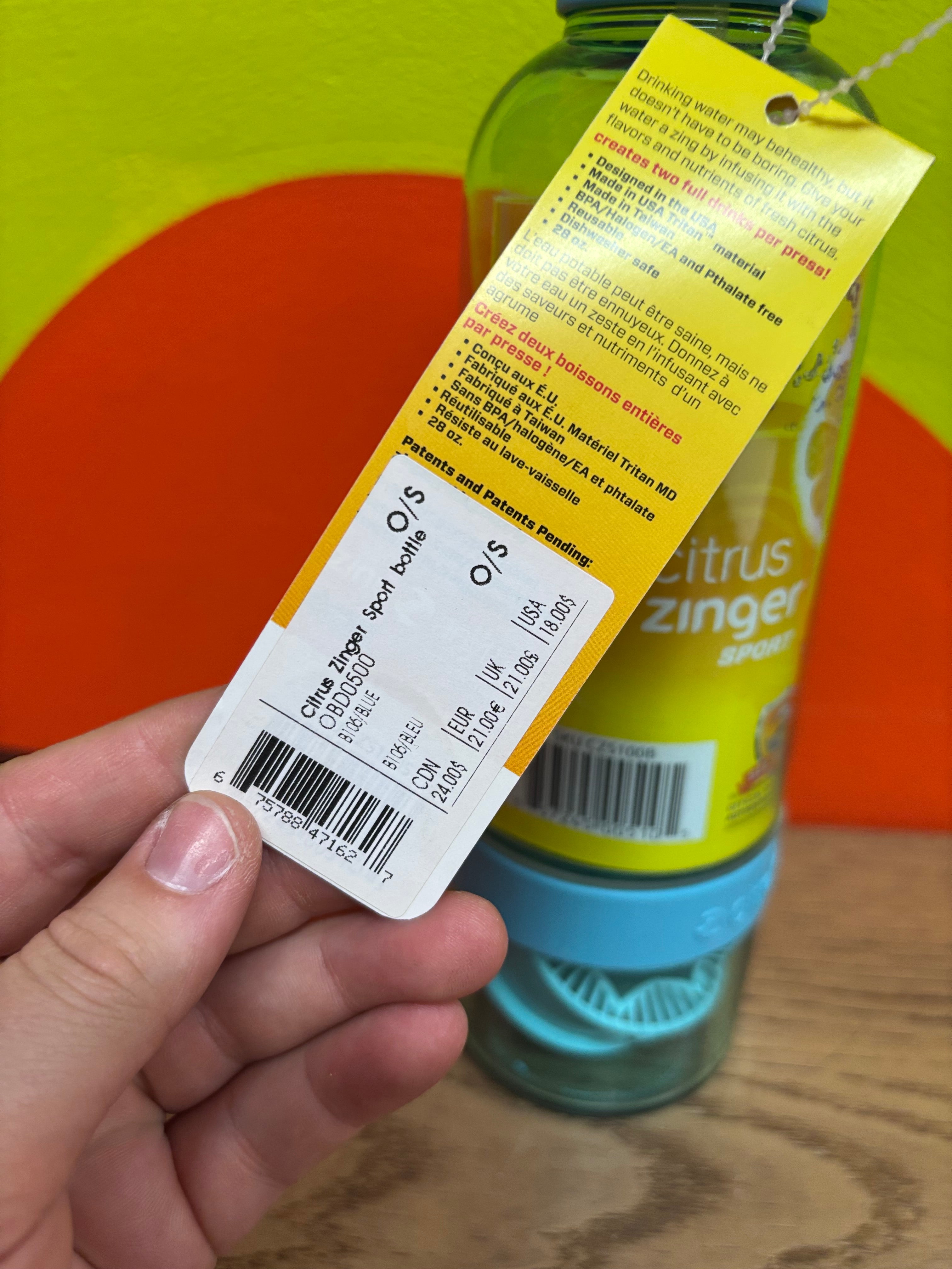 Citrus Zinger Water Bottle
