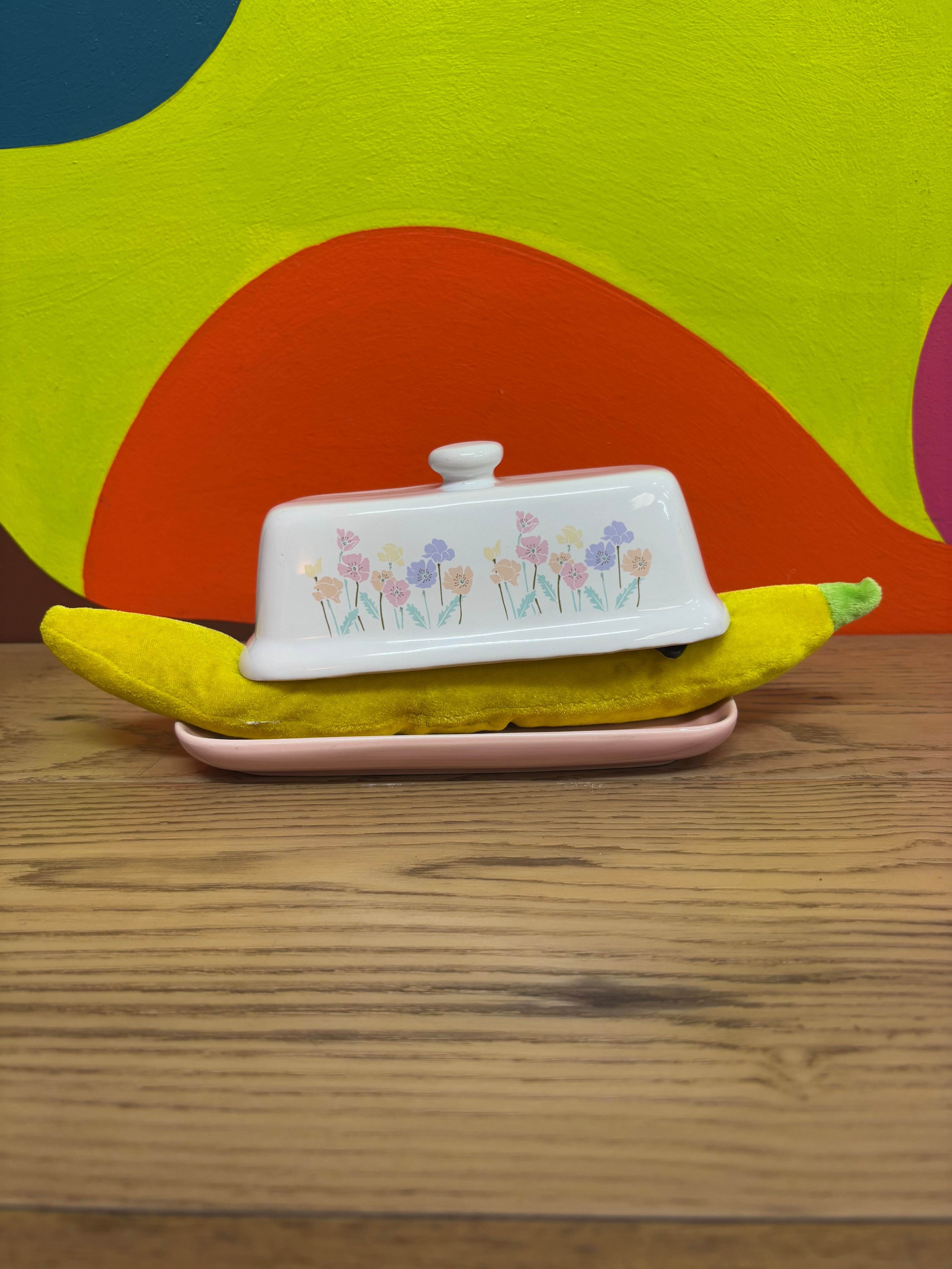 Floral Butter Dish