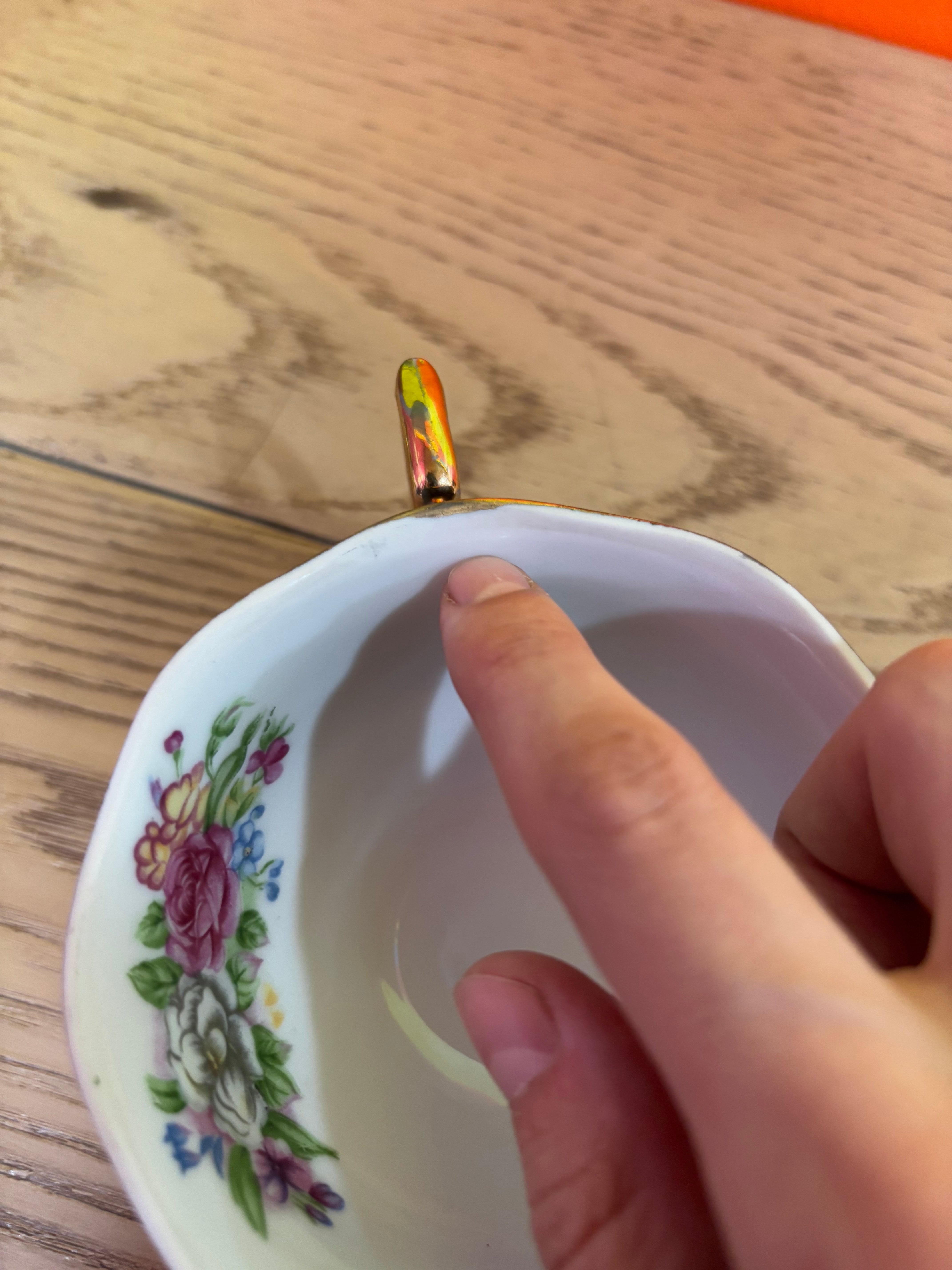 Shafford China Teacup and Saucer