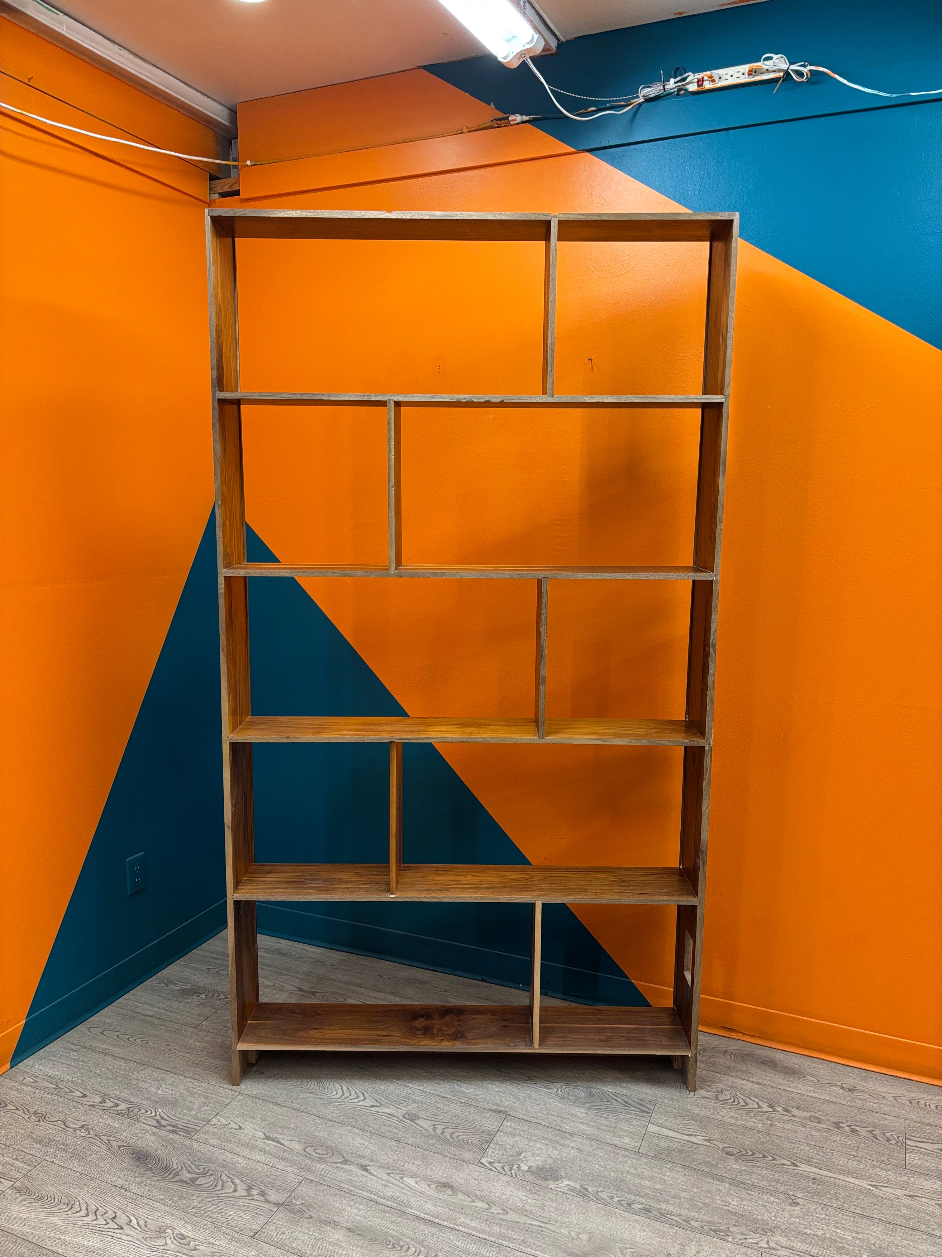 Wood Wall Bookcase