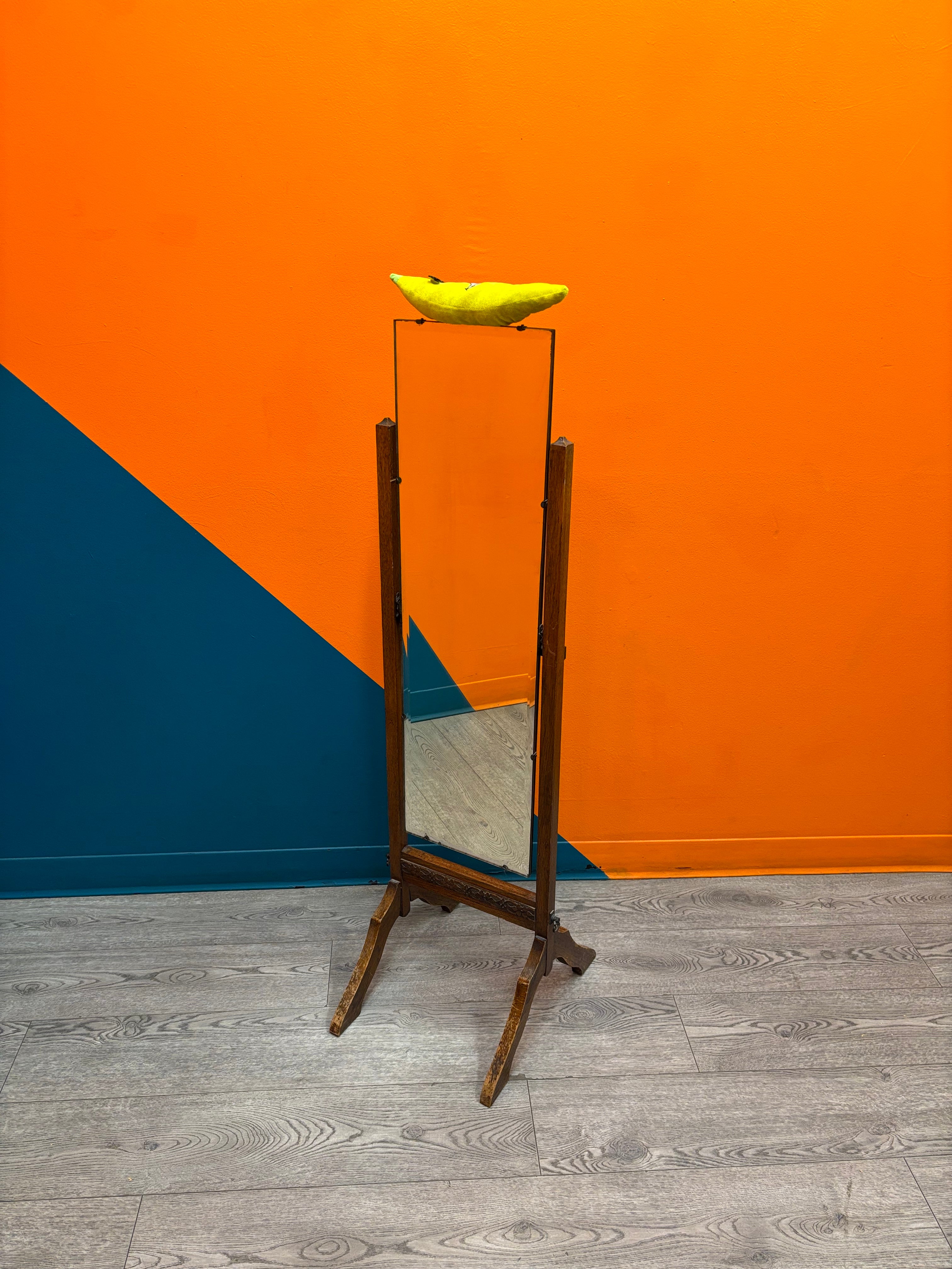 Wood Cheval Mirror