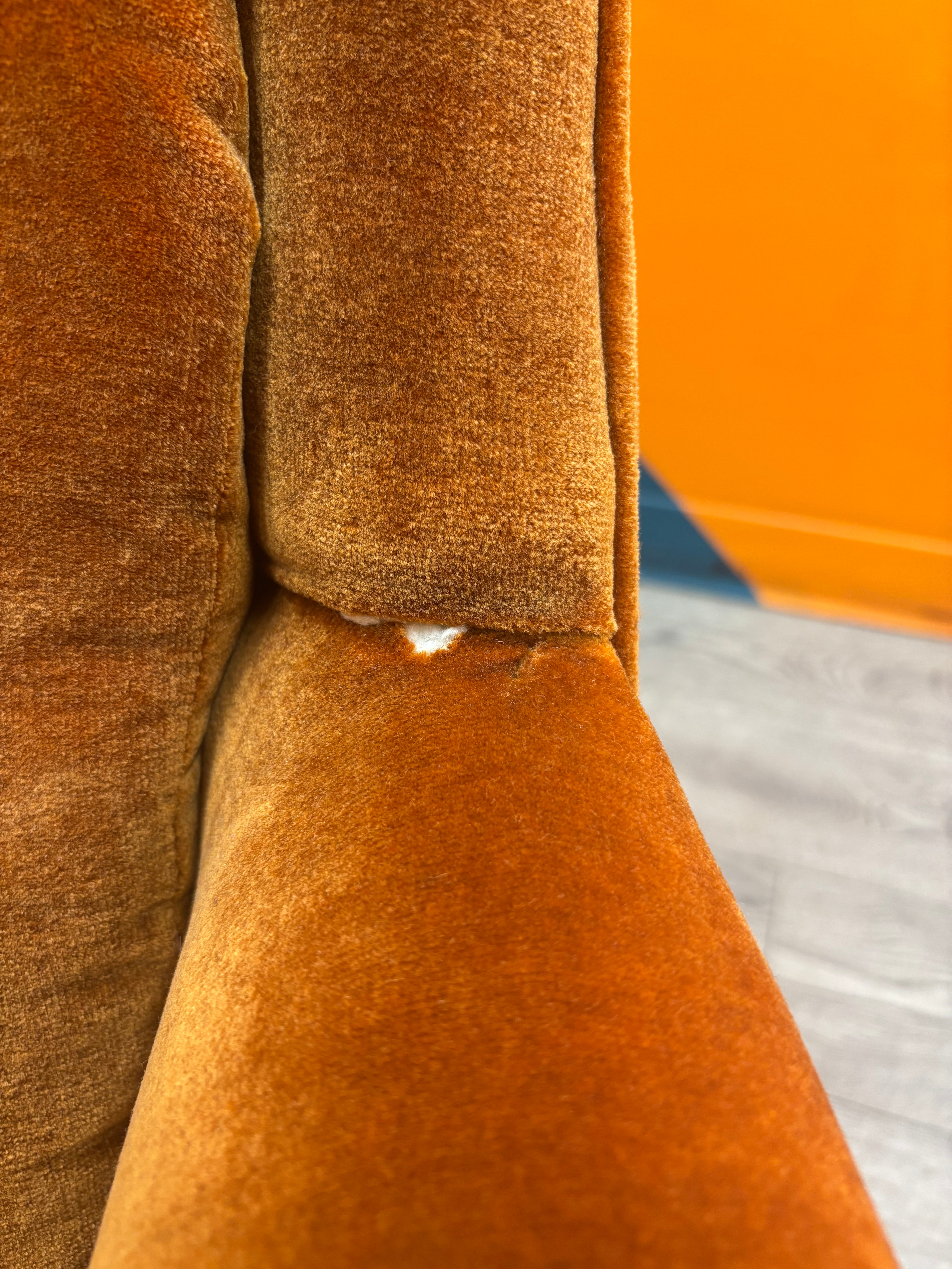 Orange Swivel Chair