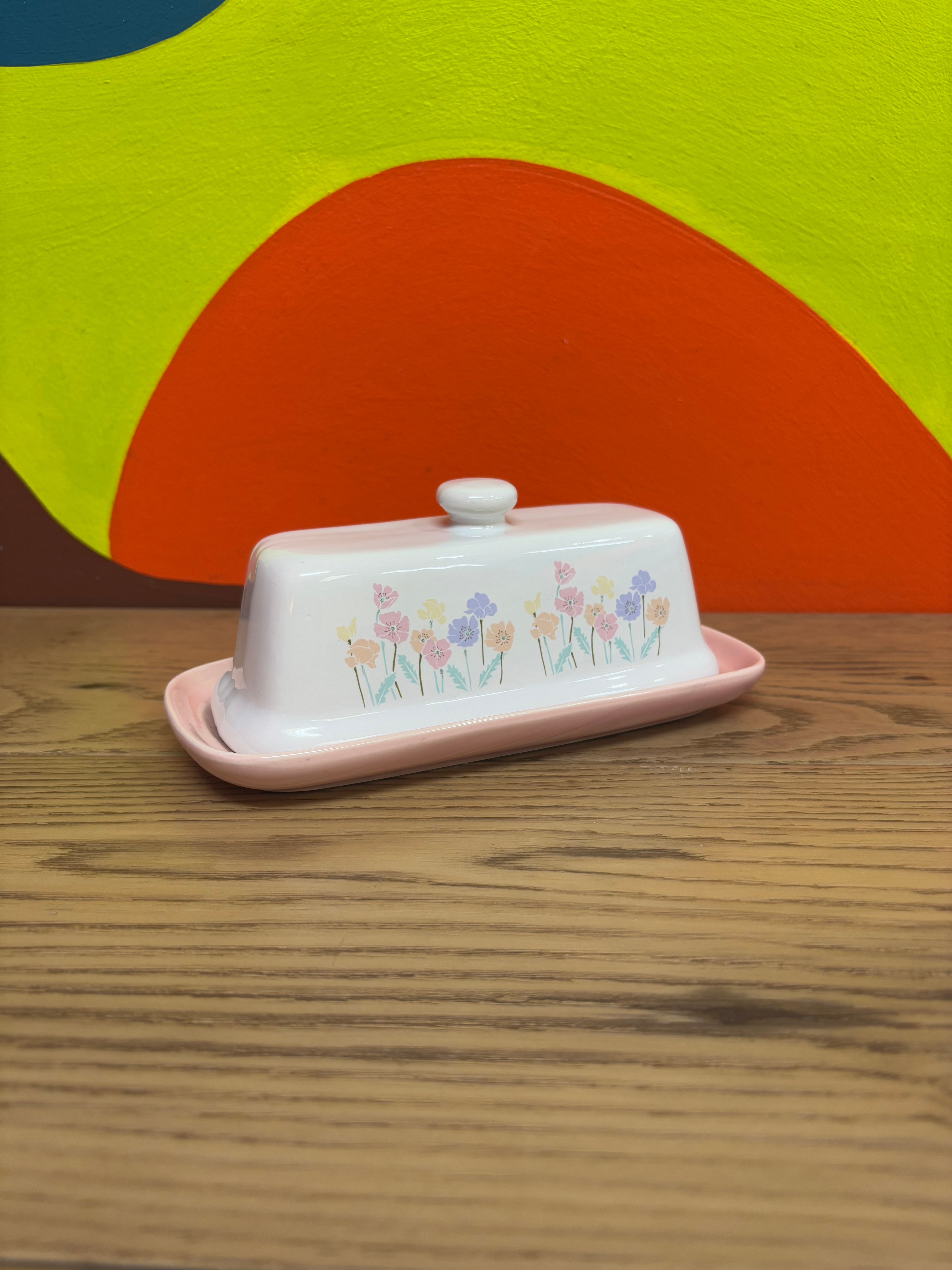 Floral Butter Dish
