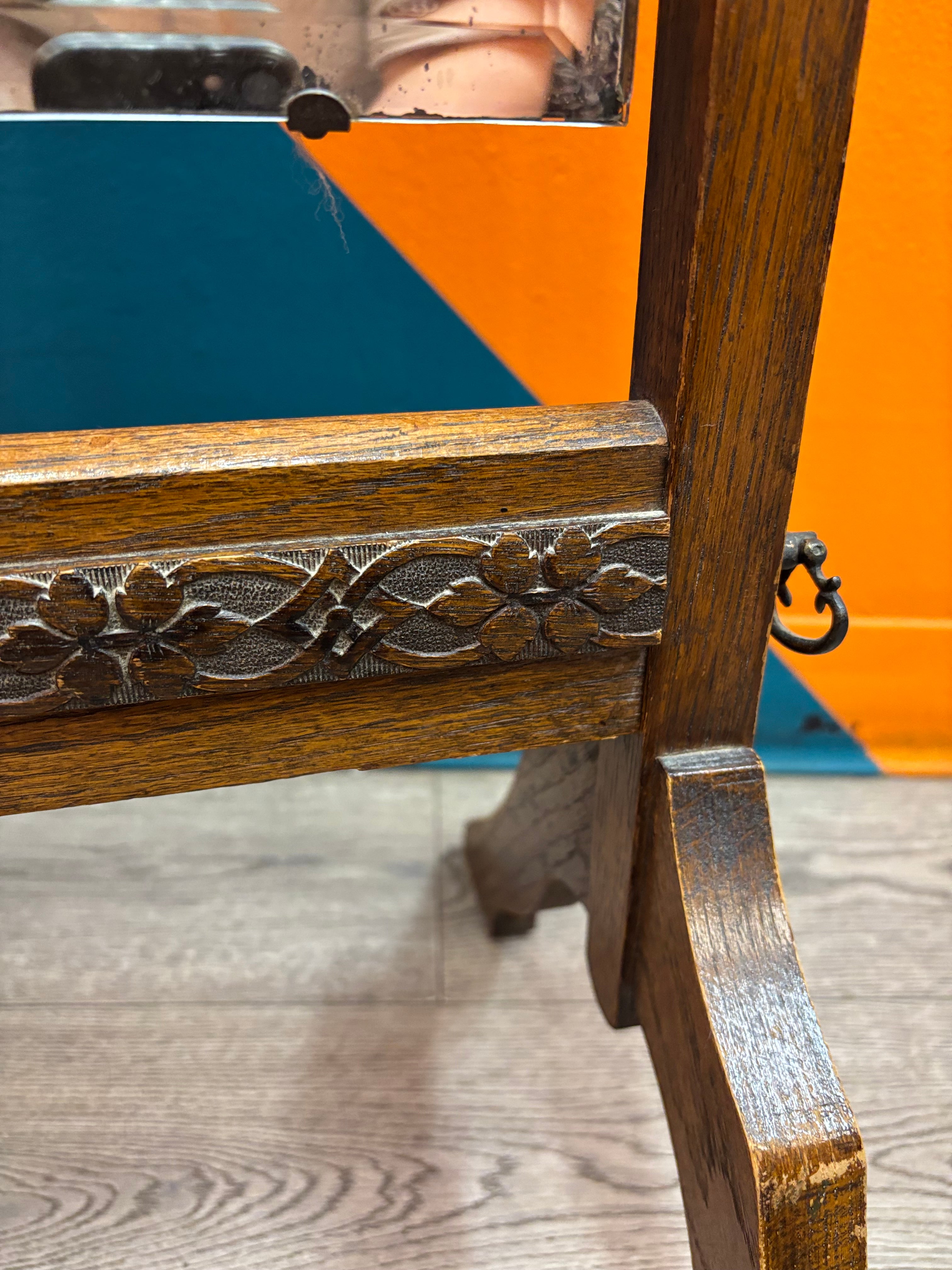 Wood Cheval Mirror