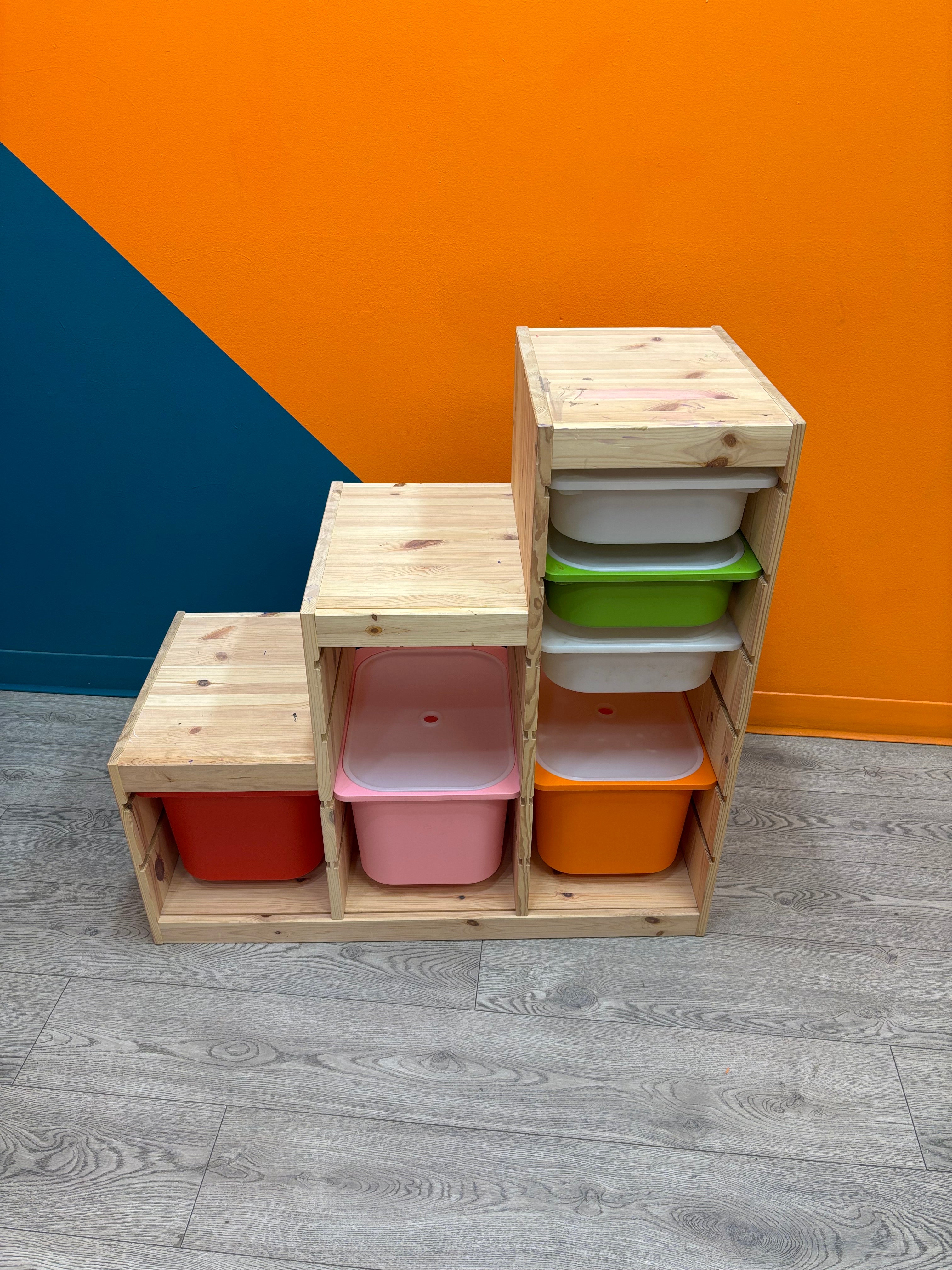 Wood Staircase Storage (TROFAST) - IKEA