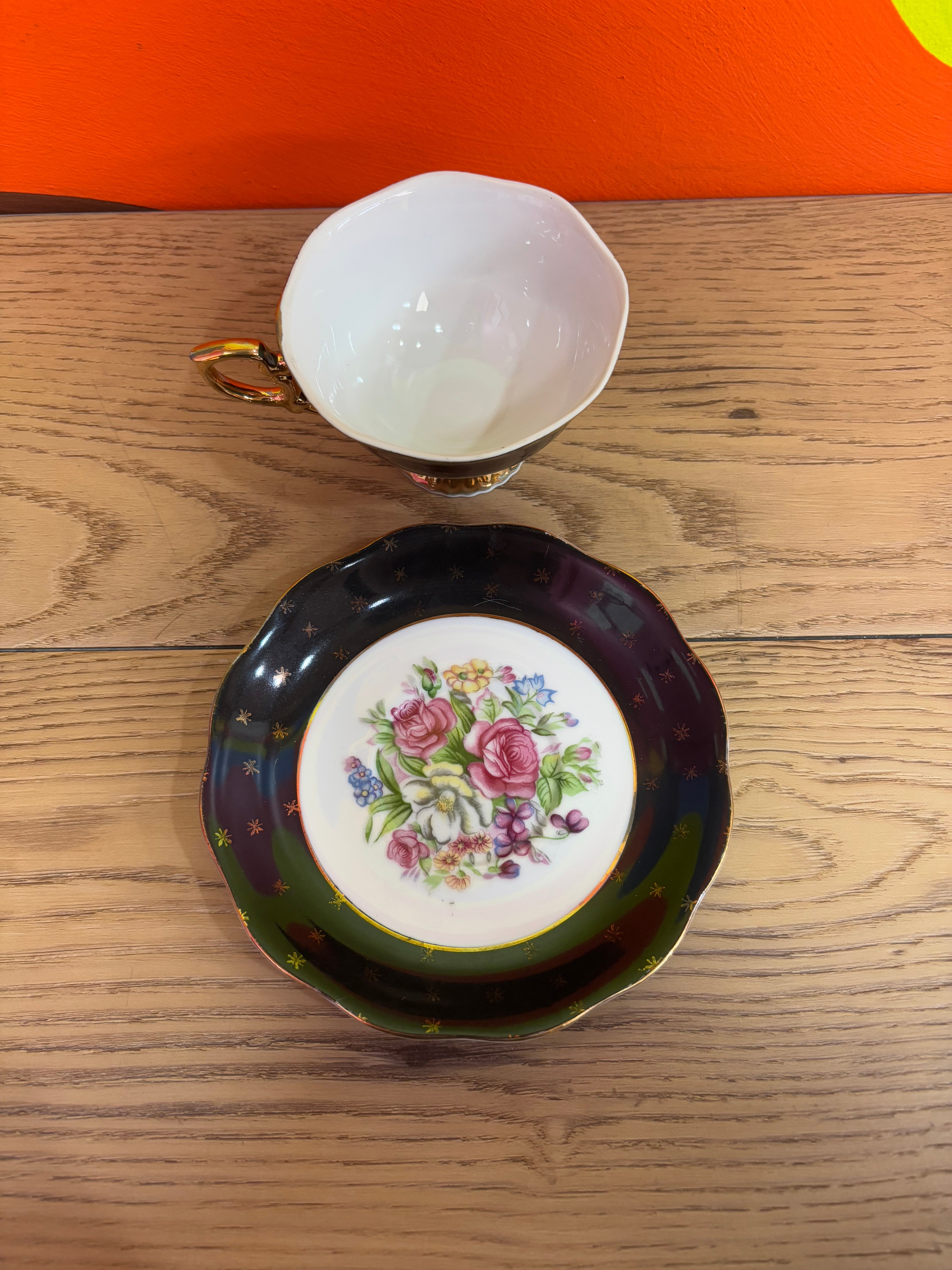 Shafford China Teacup and Saucer