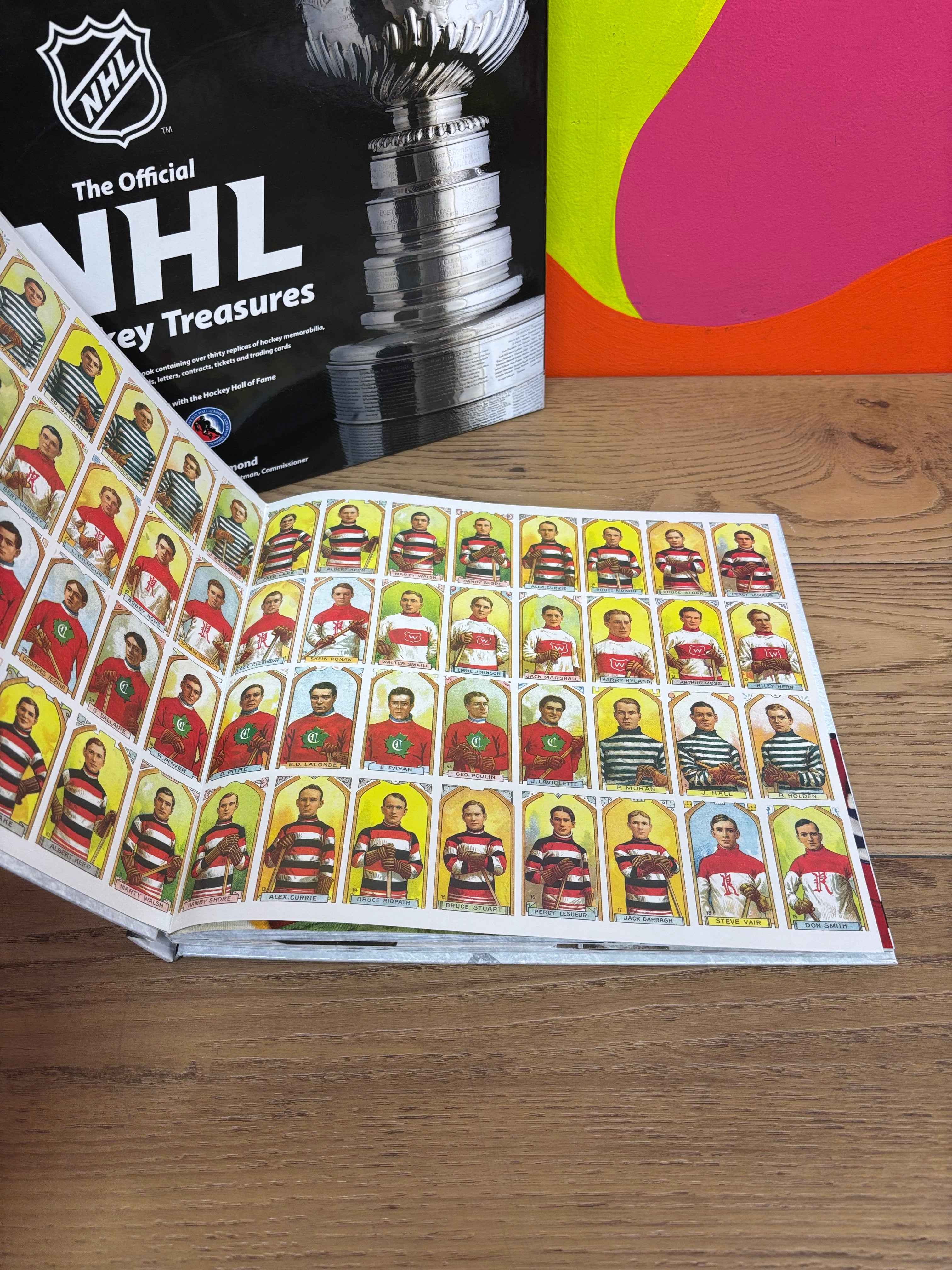 The Official NHL Hockey Treasures Book