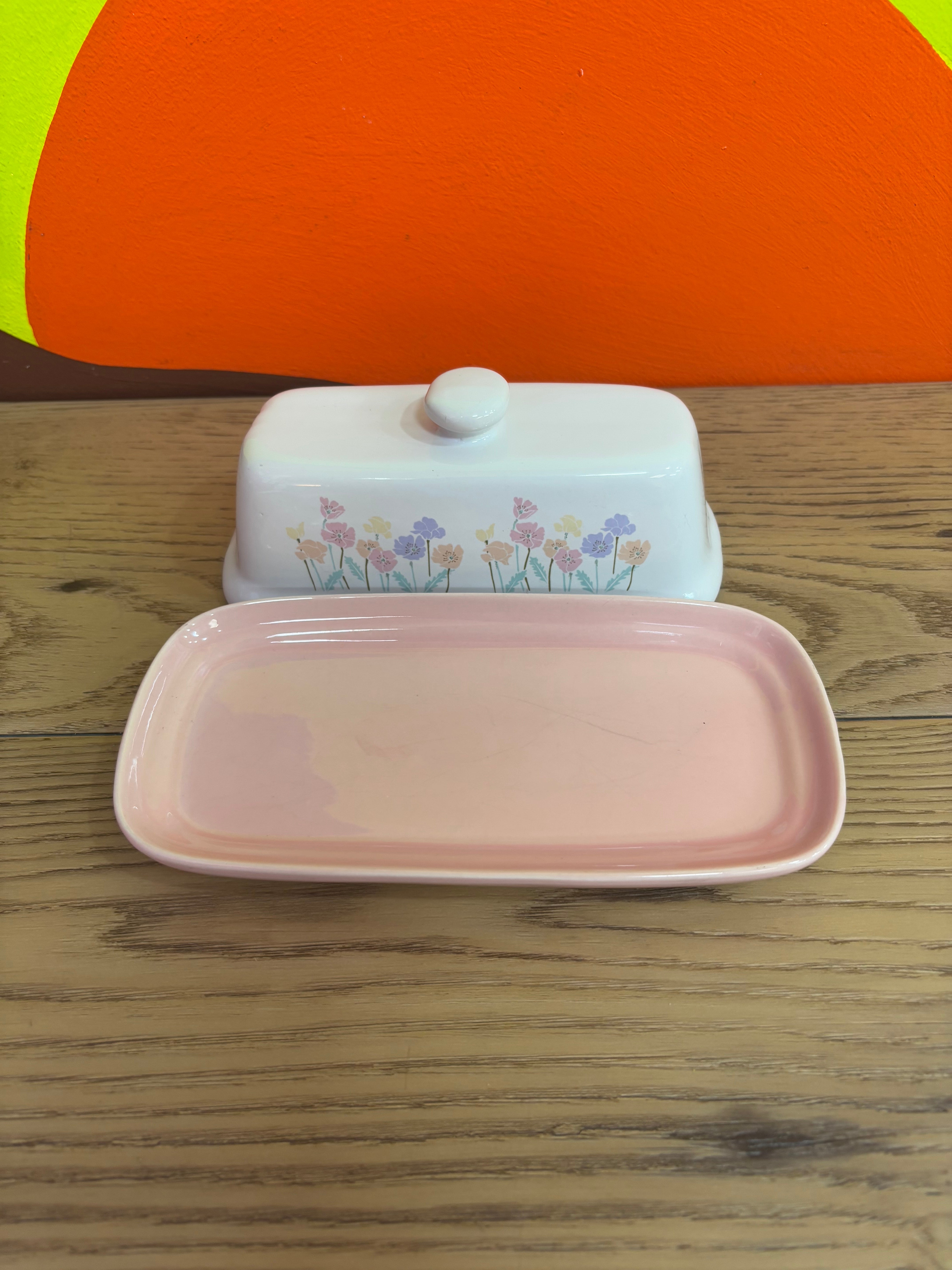 Floral Butter Dish