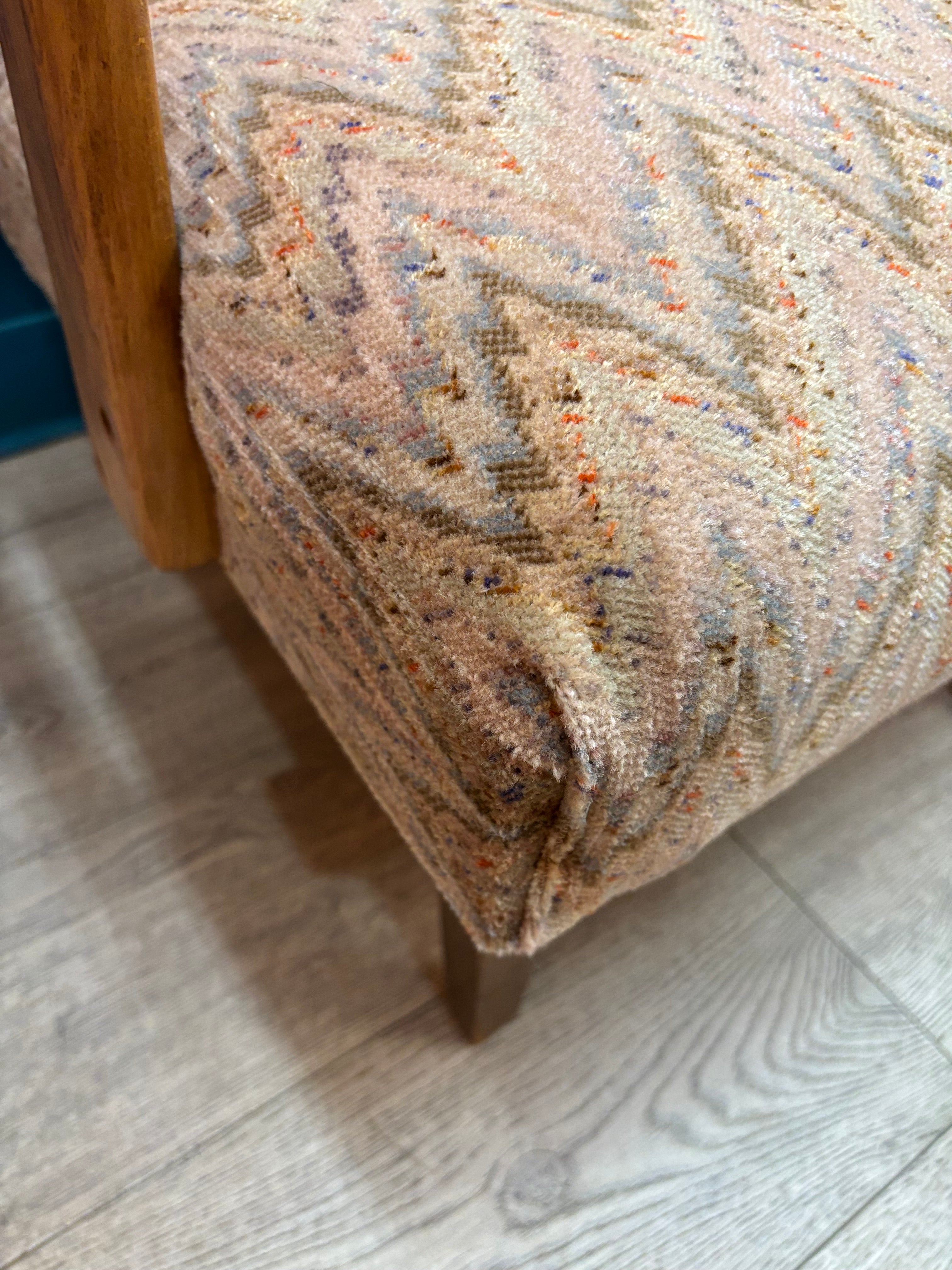 Chevron Patterned Accent Chair