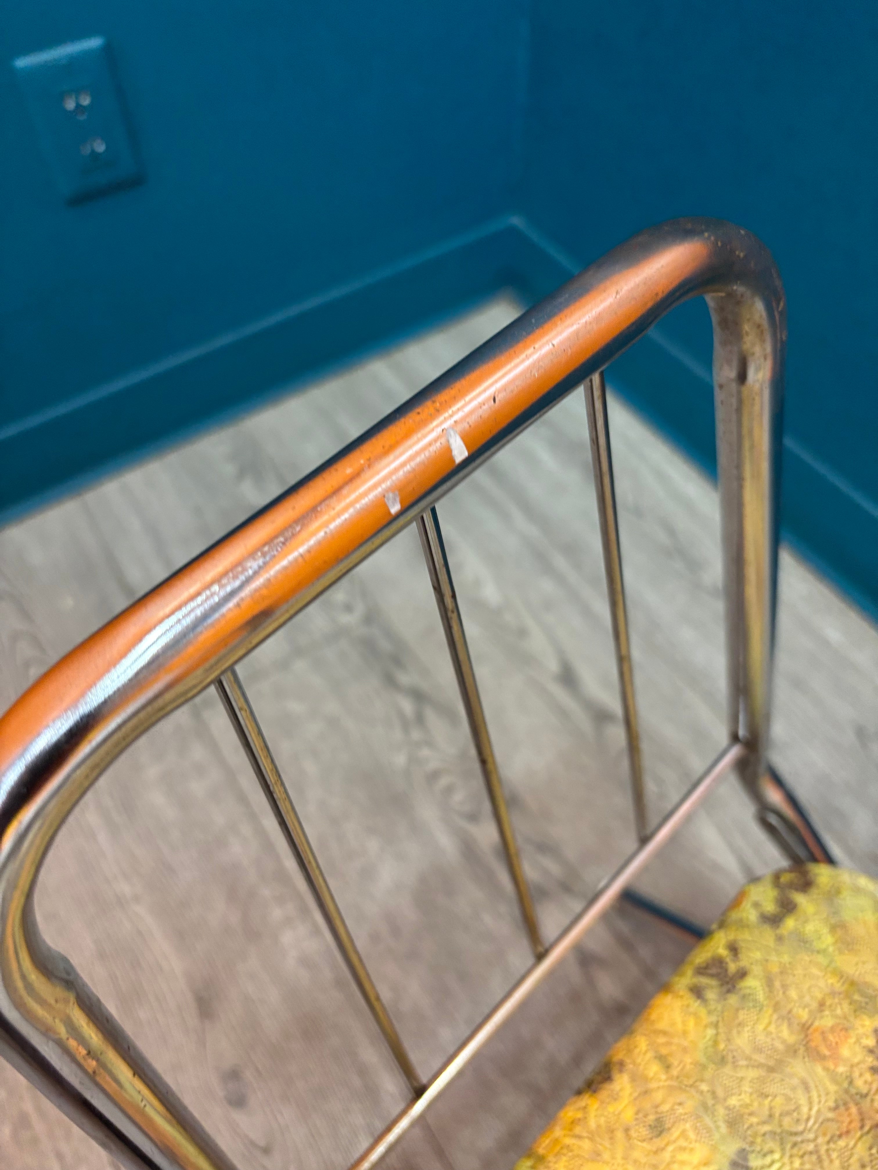 (2) Small Fold Up Metal Chairs