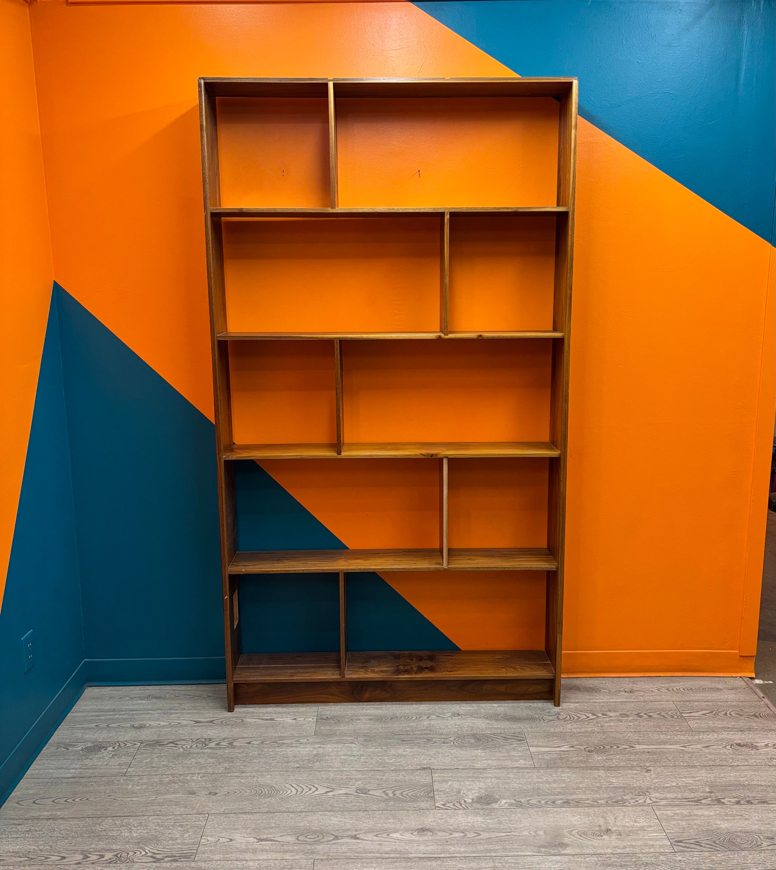 Wood Wall Bookcase