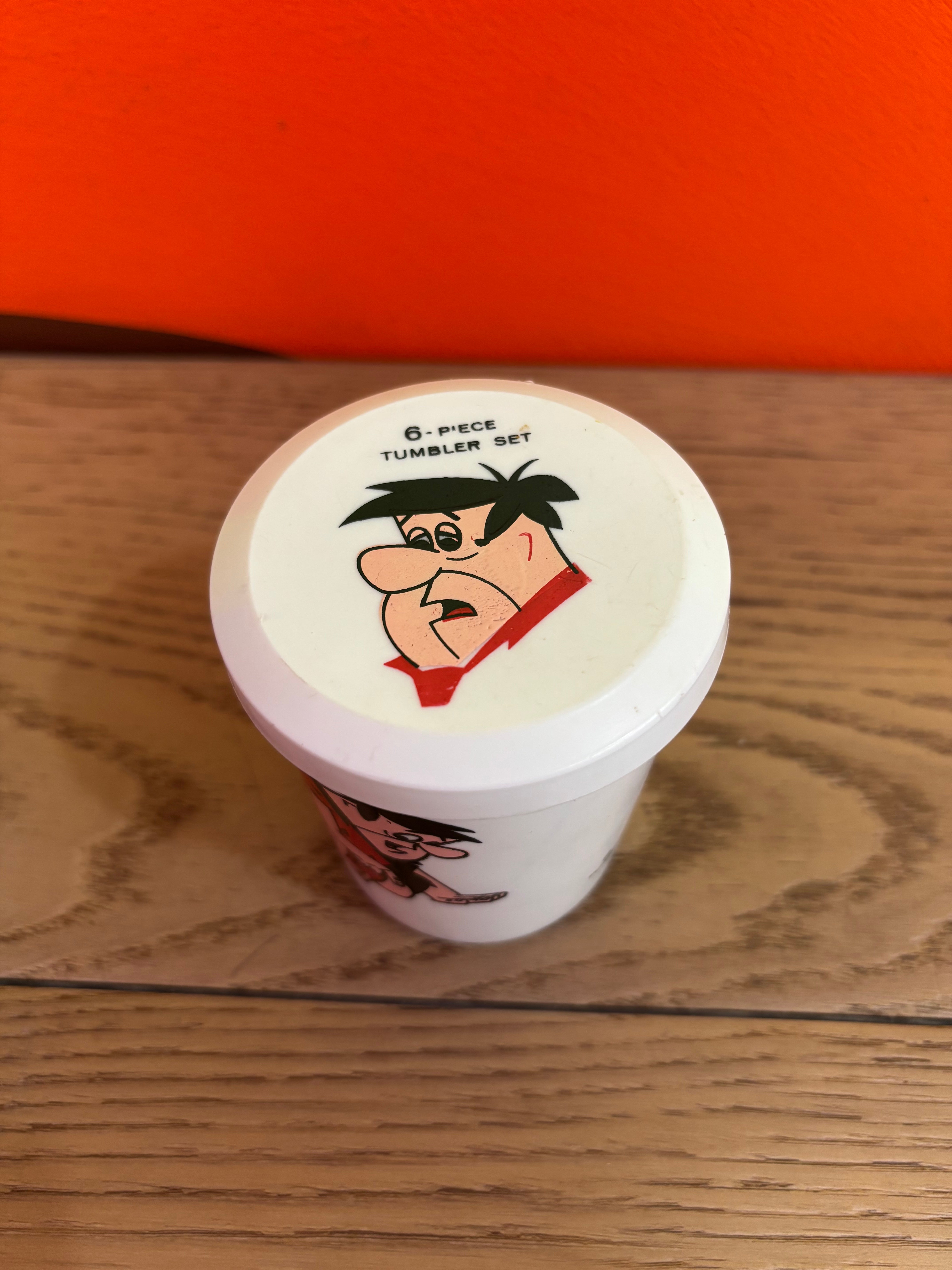 6 Piece Flintstones Tumbler Set