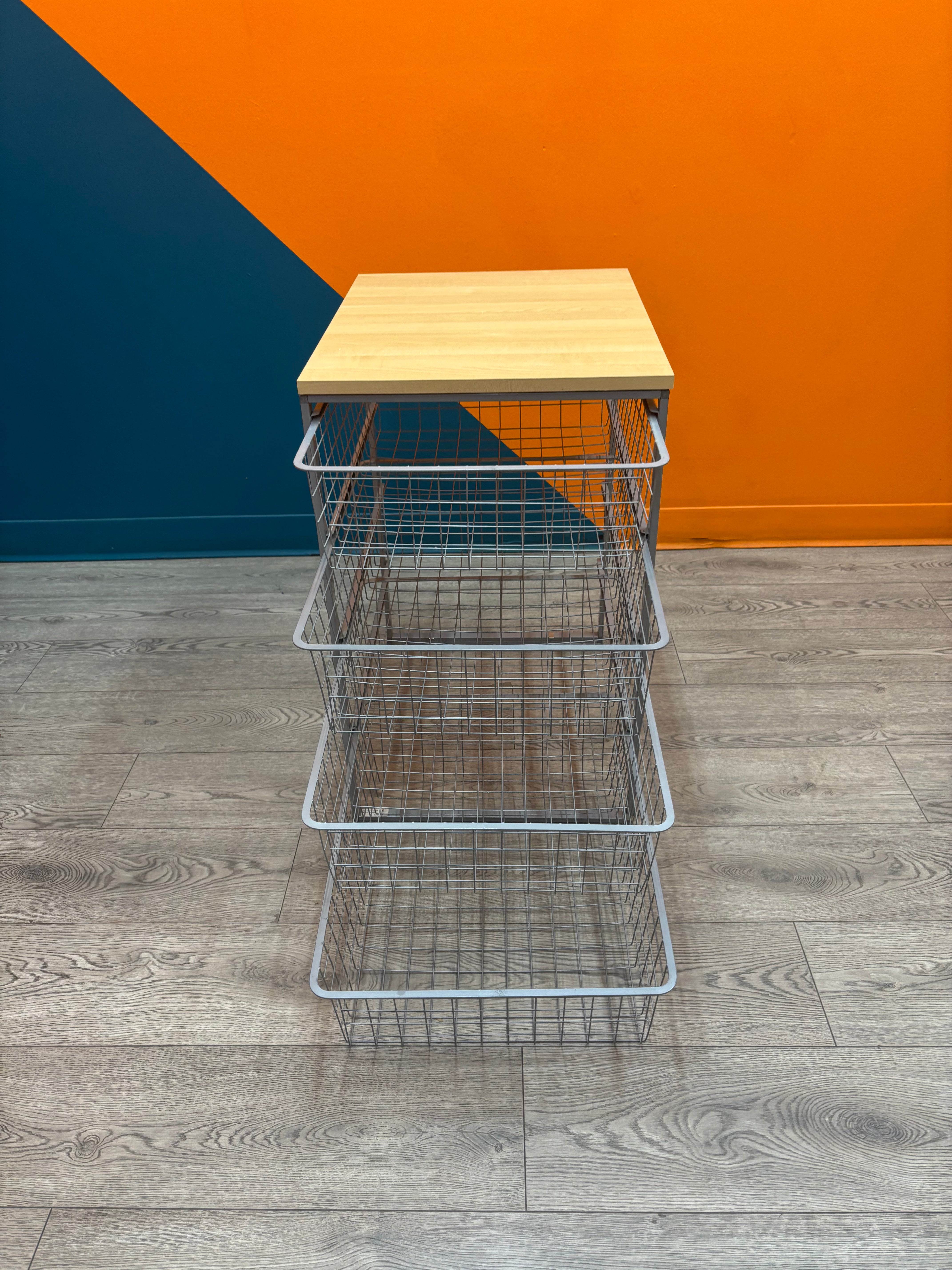 Ikea Antonius 4 Tier Wire Storage Unit