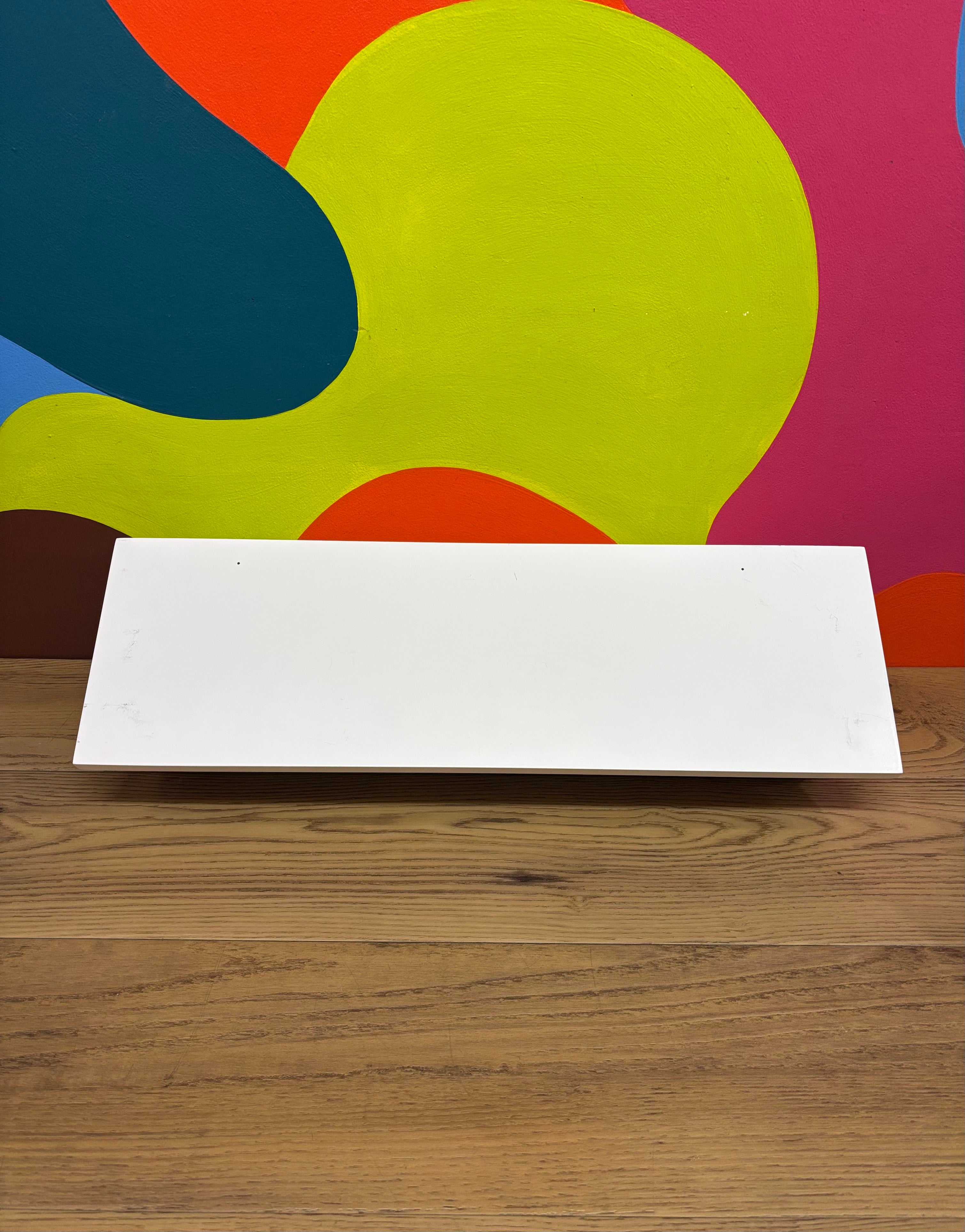 White Wall Shelf with Pegs