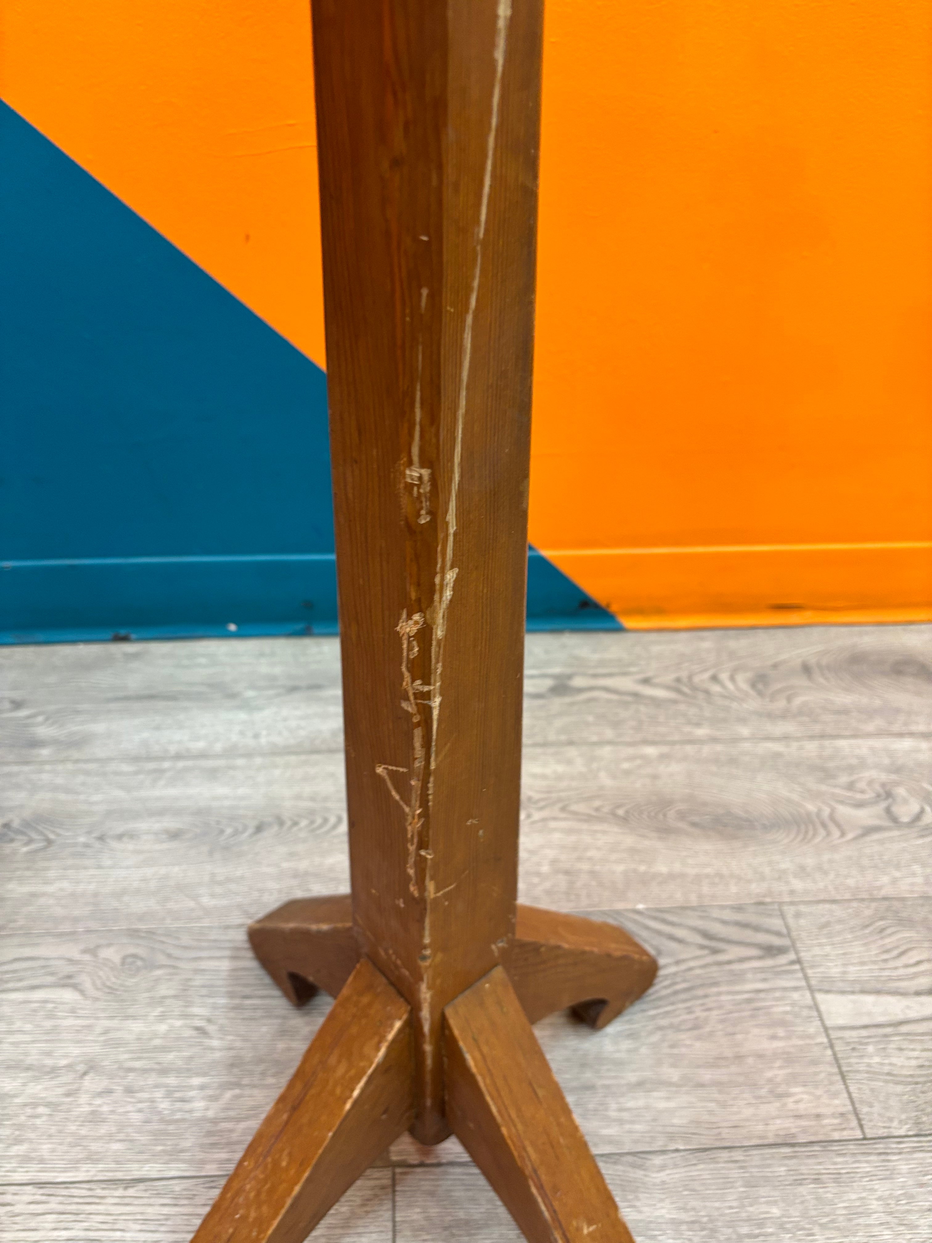 Wood Pedestal