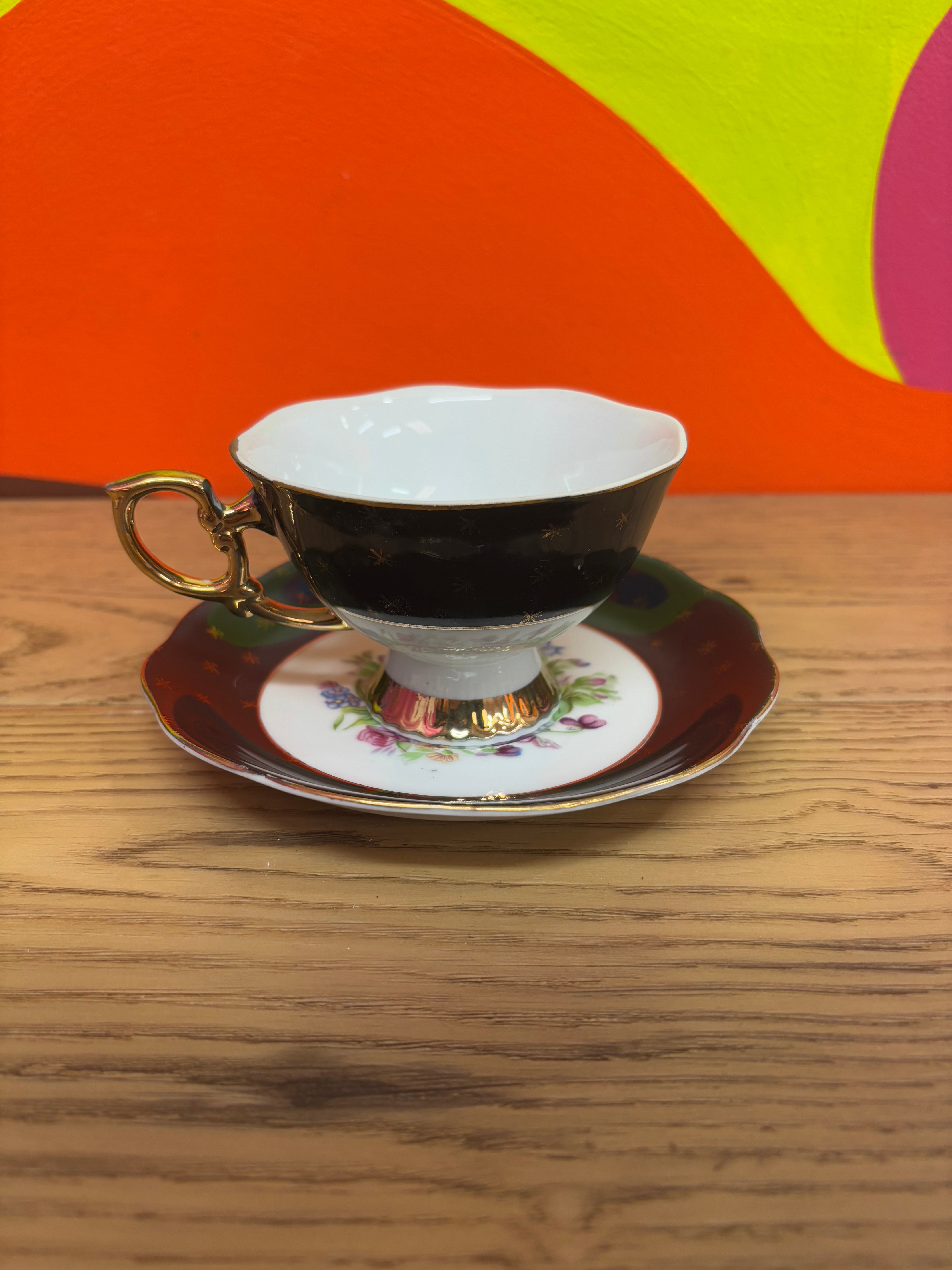 Shafford China Teacup and Saucer