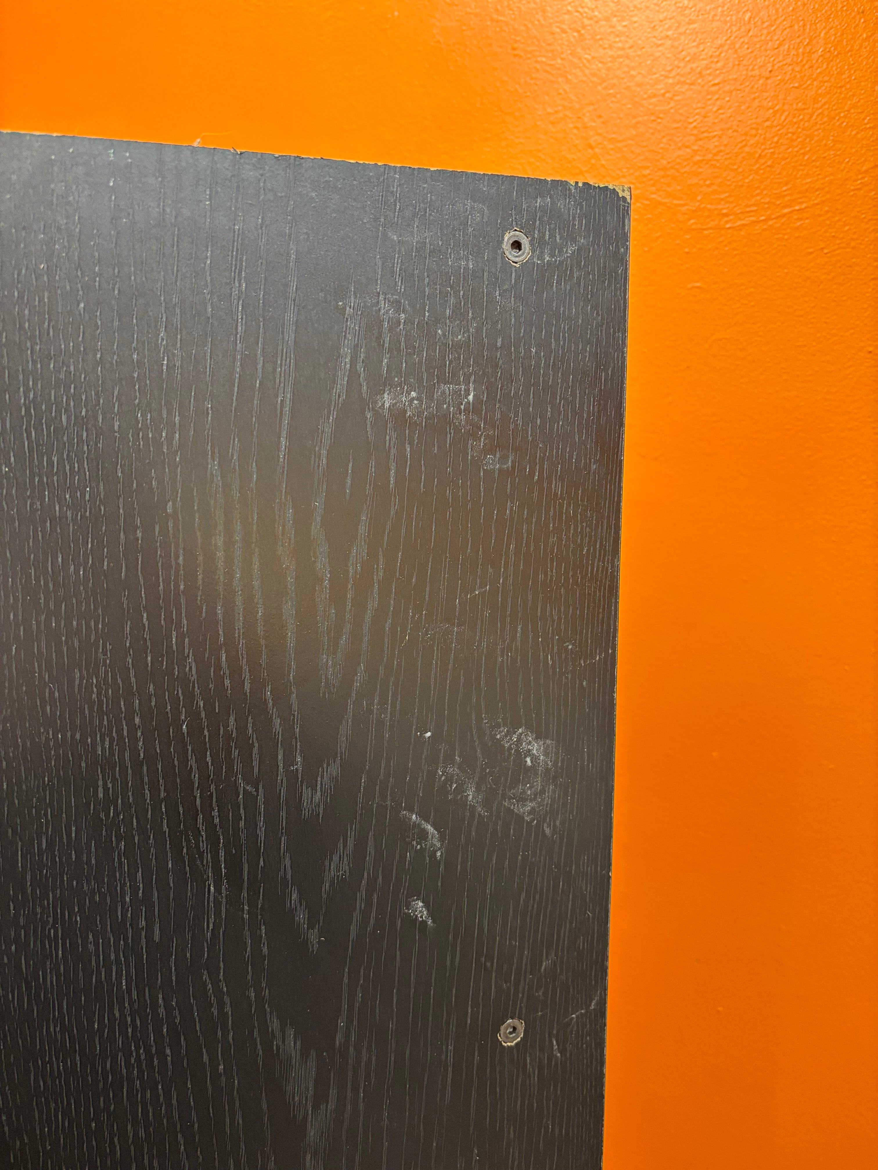 Black Tall Corner Shelf