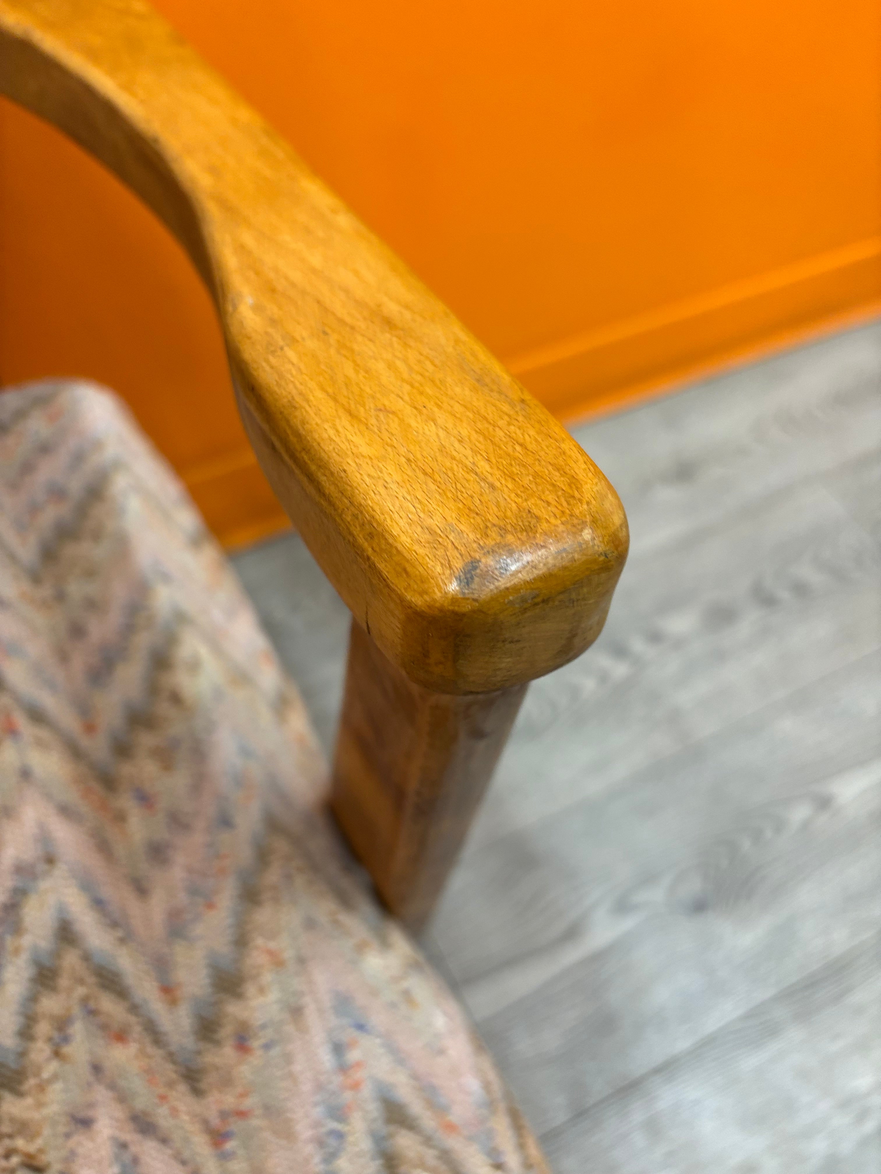 Chevron Patterned Accent Chair