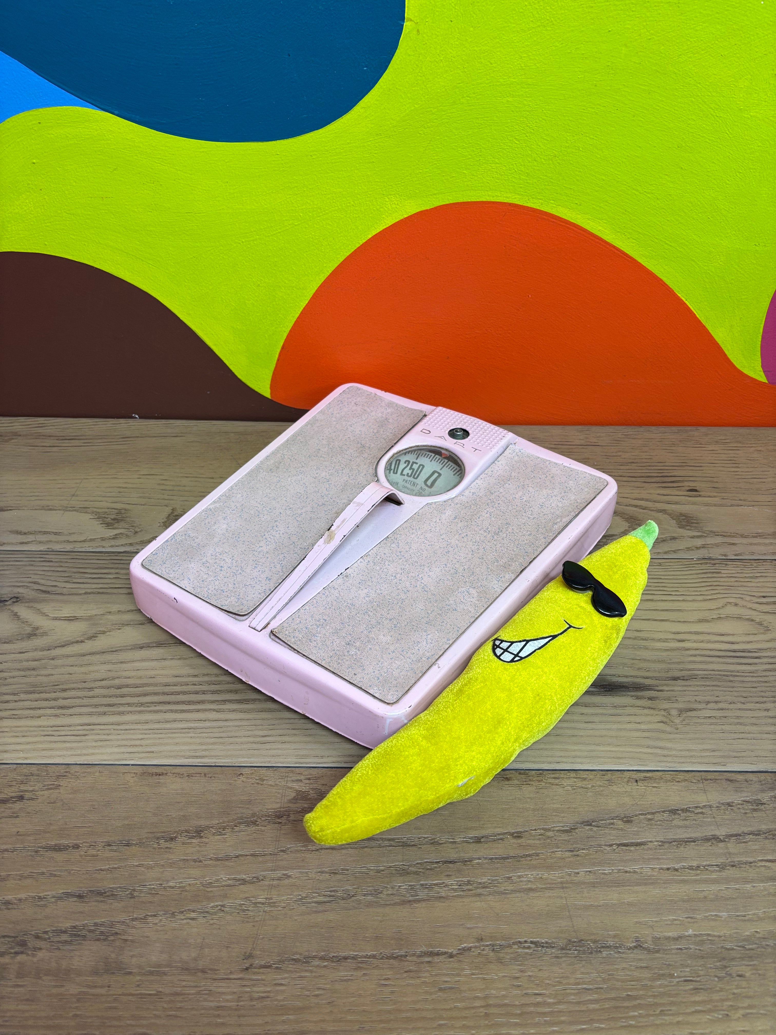 Pink Dart Bathroom Scale