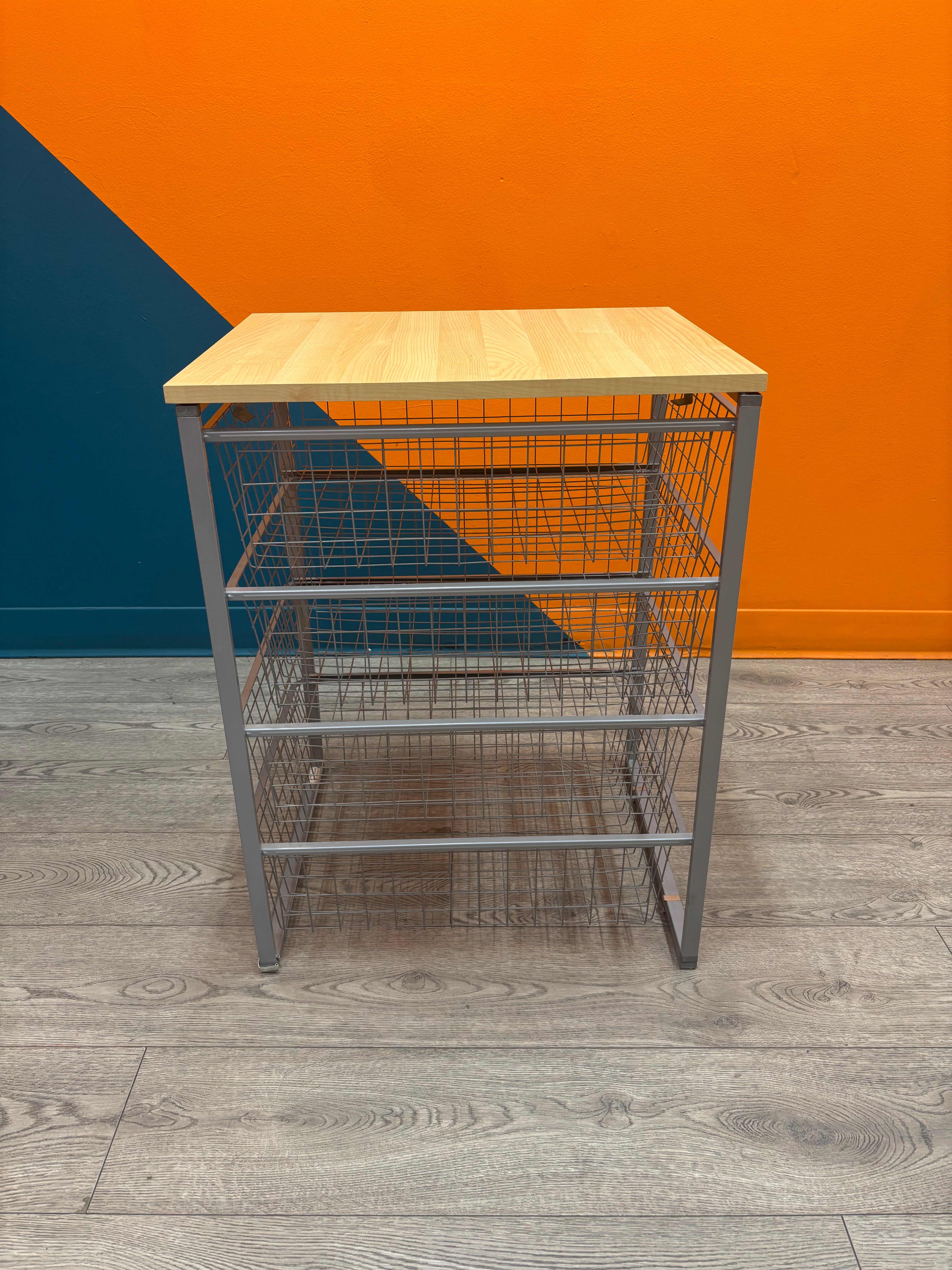 Ikea Antonius 4 Tier Wire Storage Unit