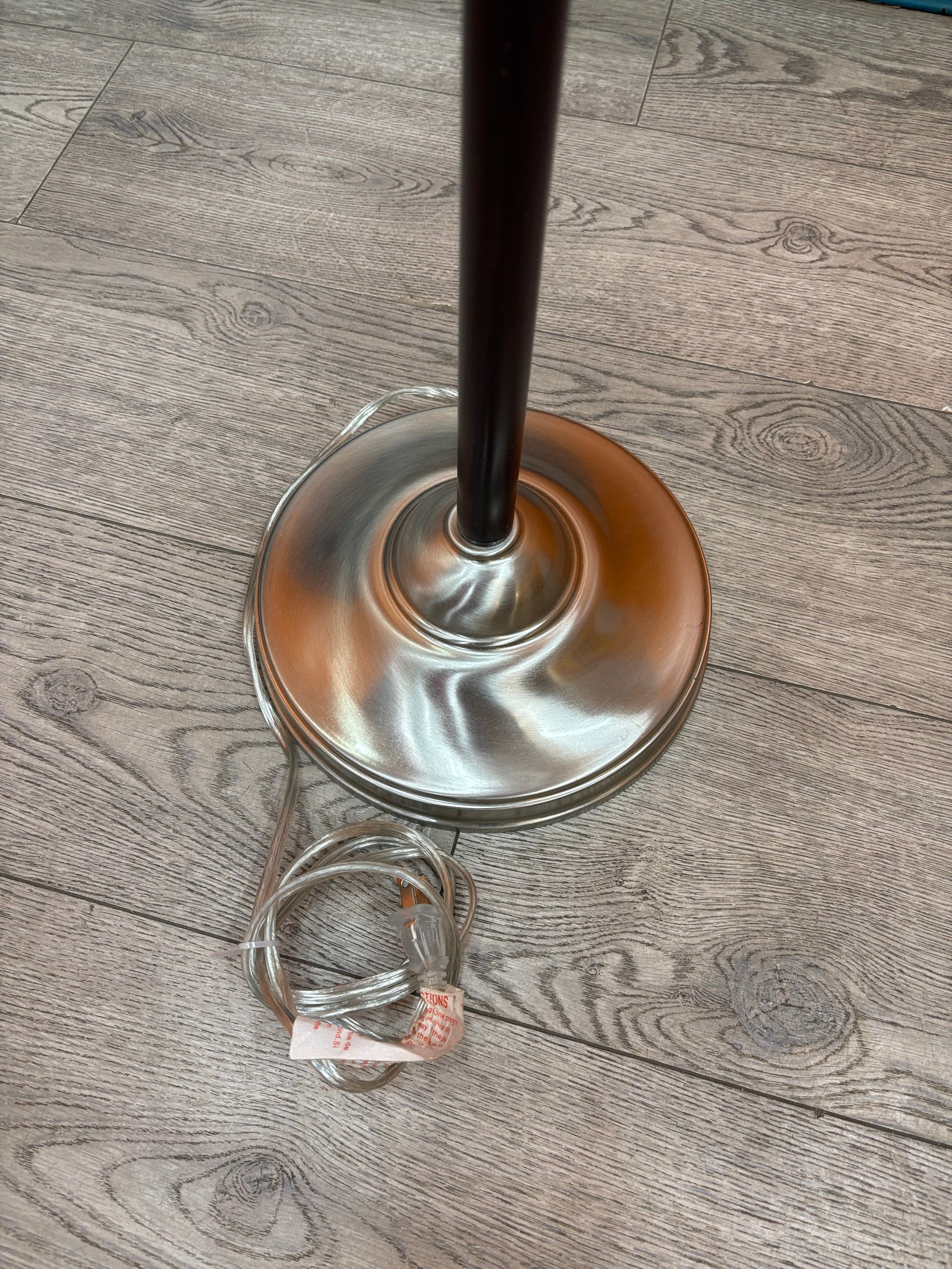 Floor Lamp with Glass Table (2 available)