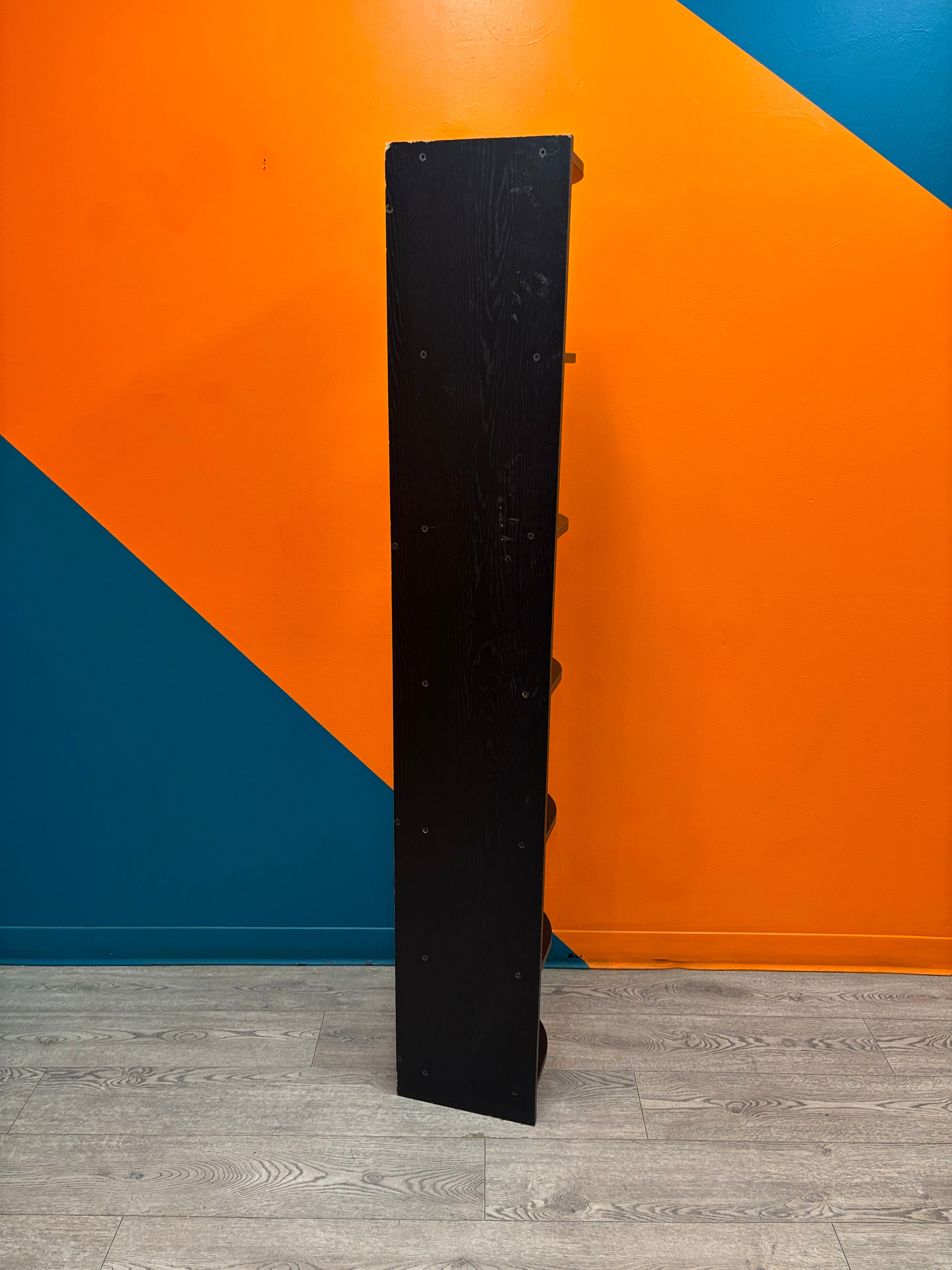 Black Tall Corner Shelf