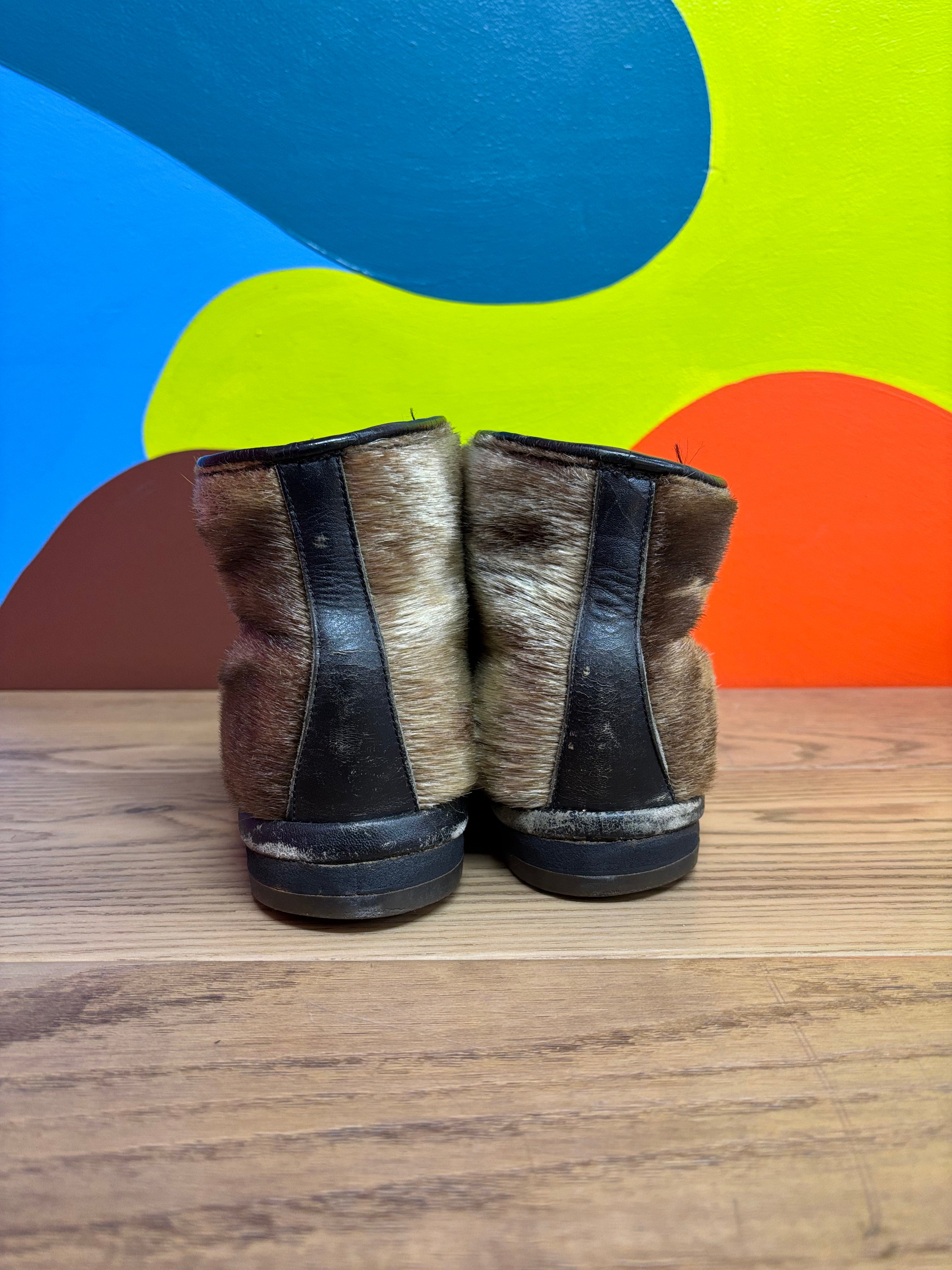 Capitol Seal Skin Boots (Men's Size 10)