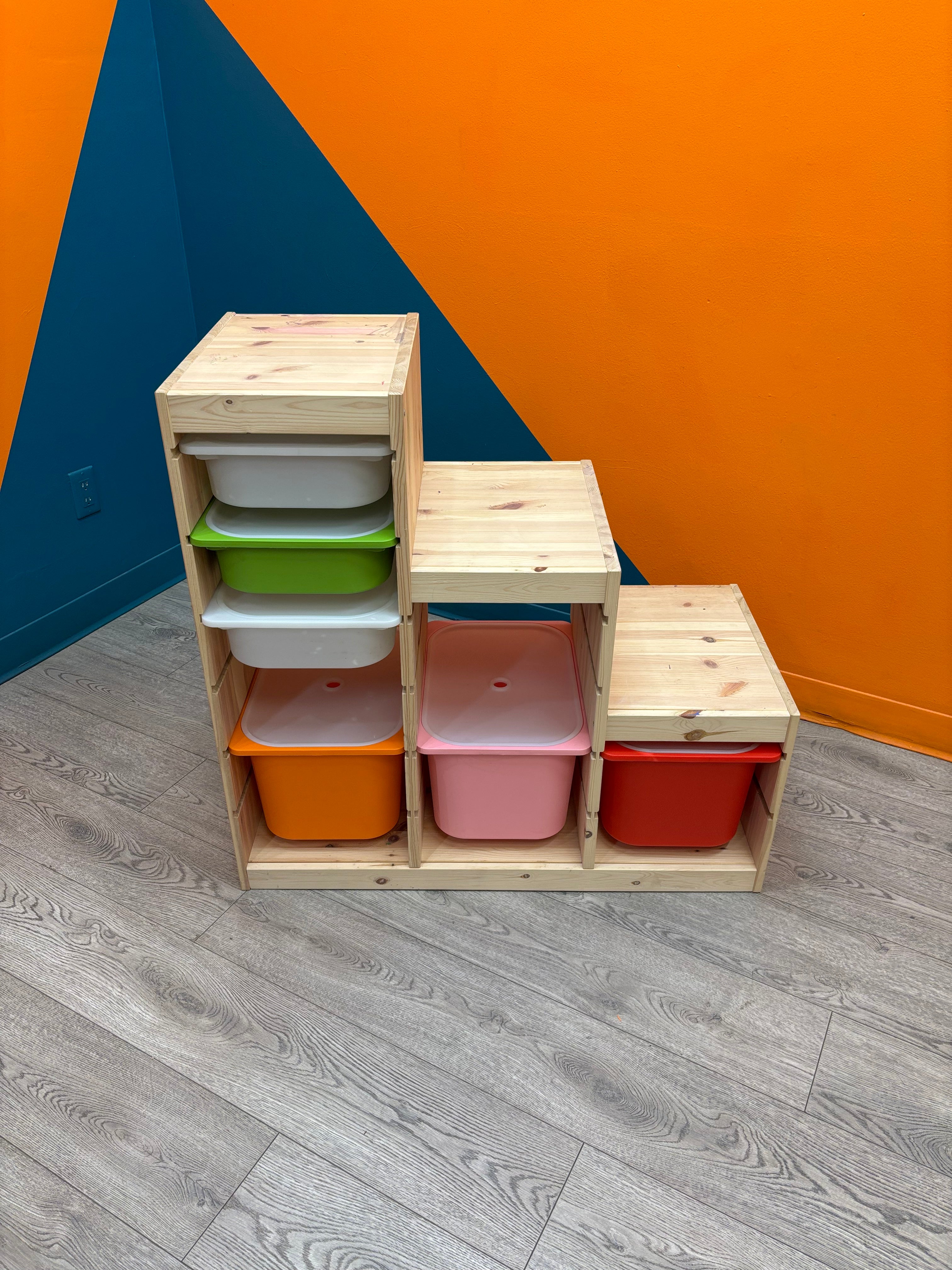 Wood Staircase Storage (TROFAST) - IKEA