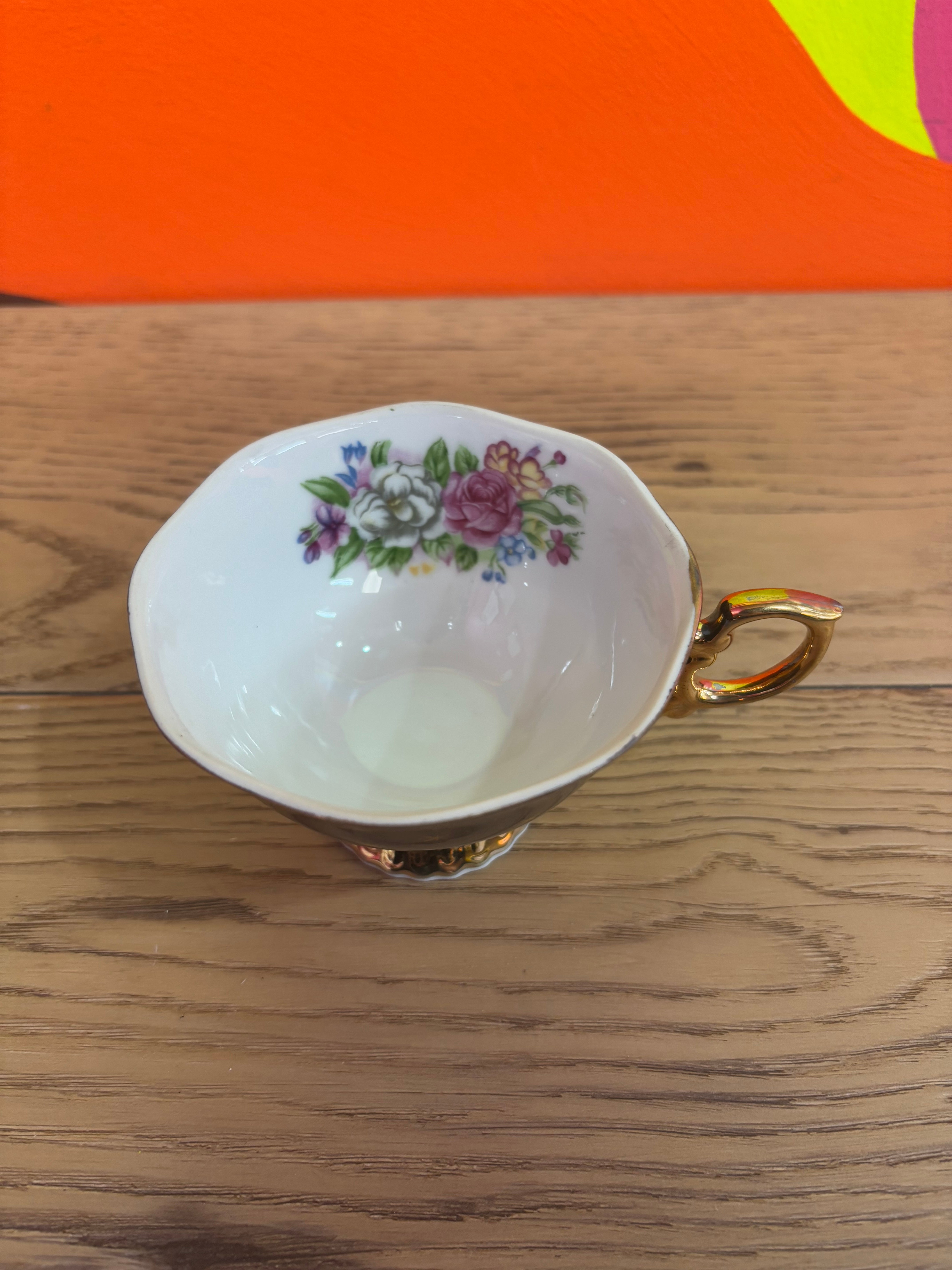 Shafford China Teacup and Saucer