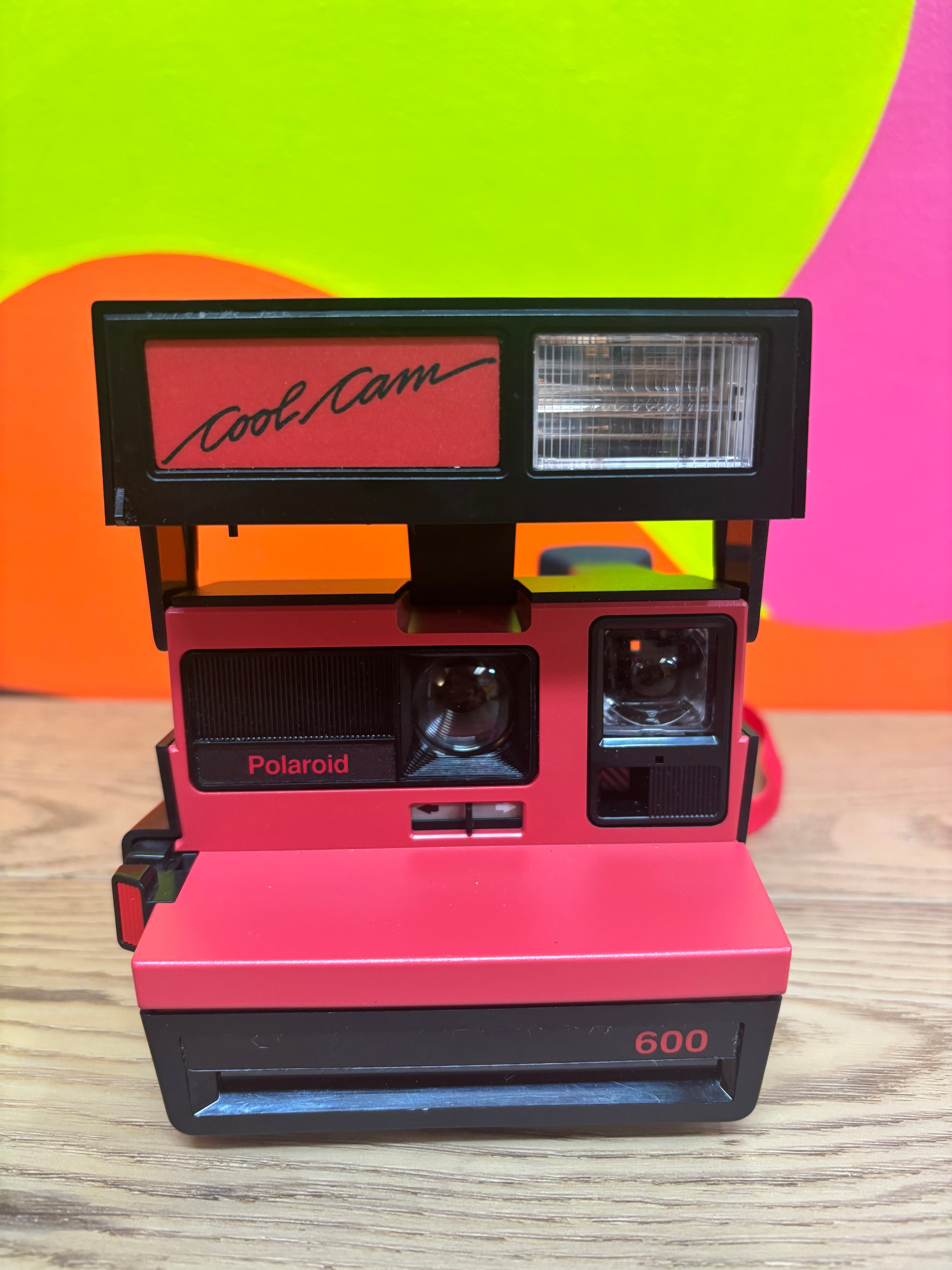 Red Polaroid Cool Cam 600