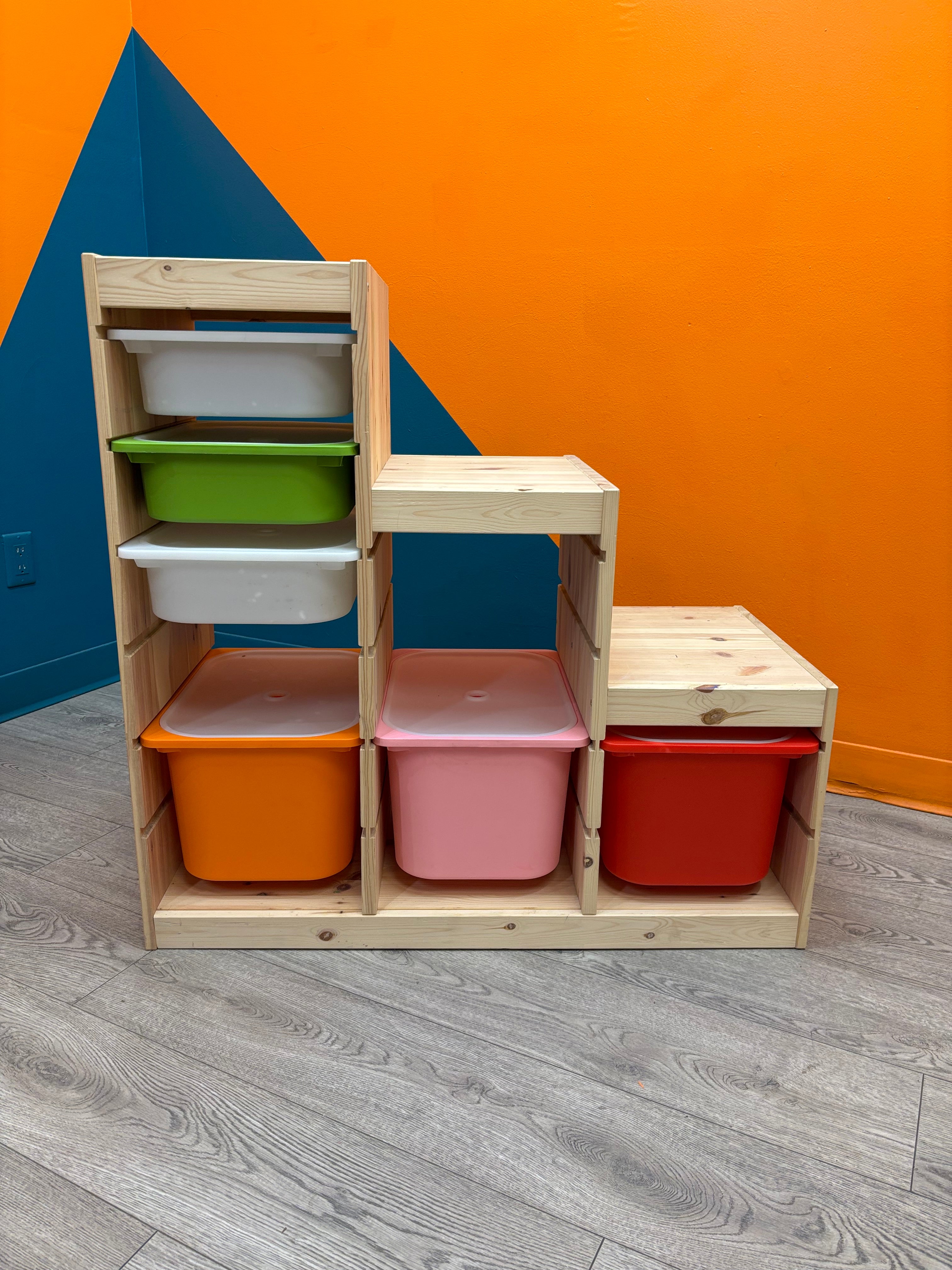 Wood Staircase Storage (TROFAST) - IKEA