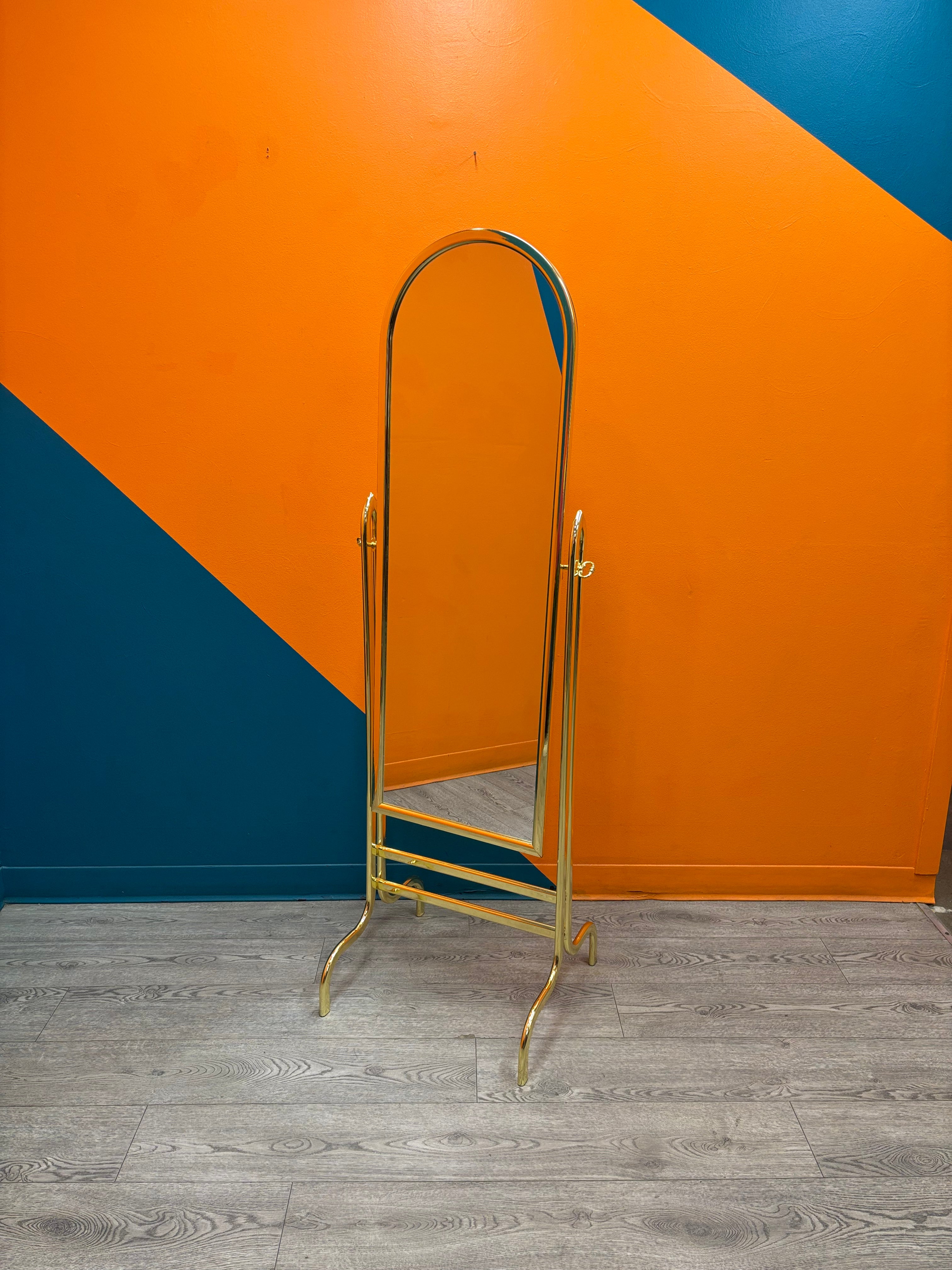 Gold Free Standing Mirror