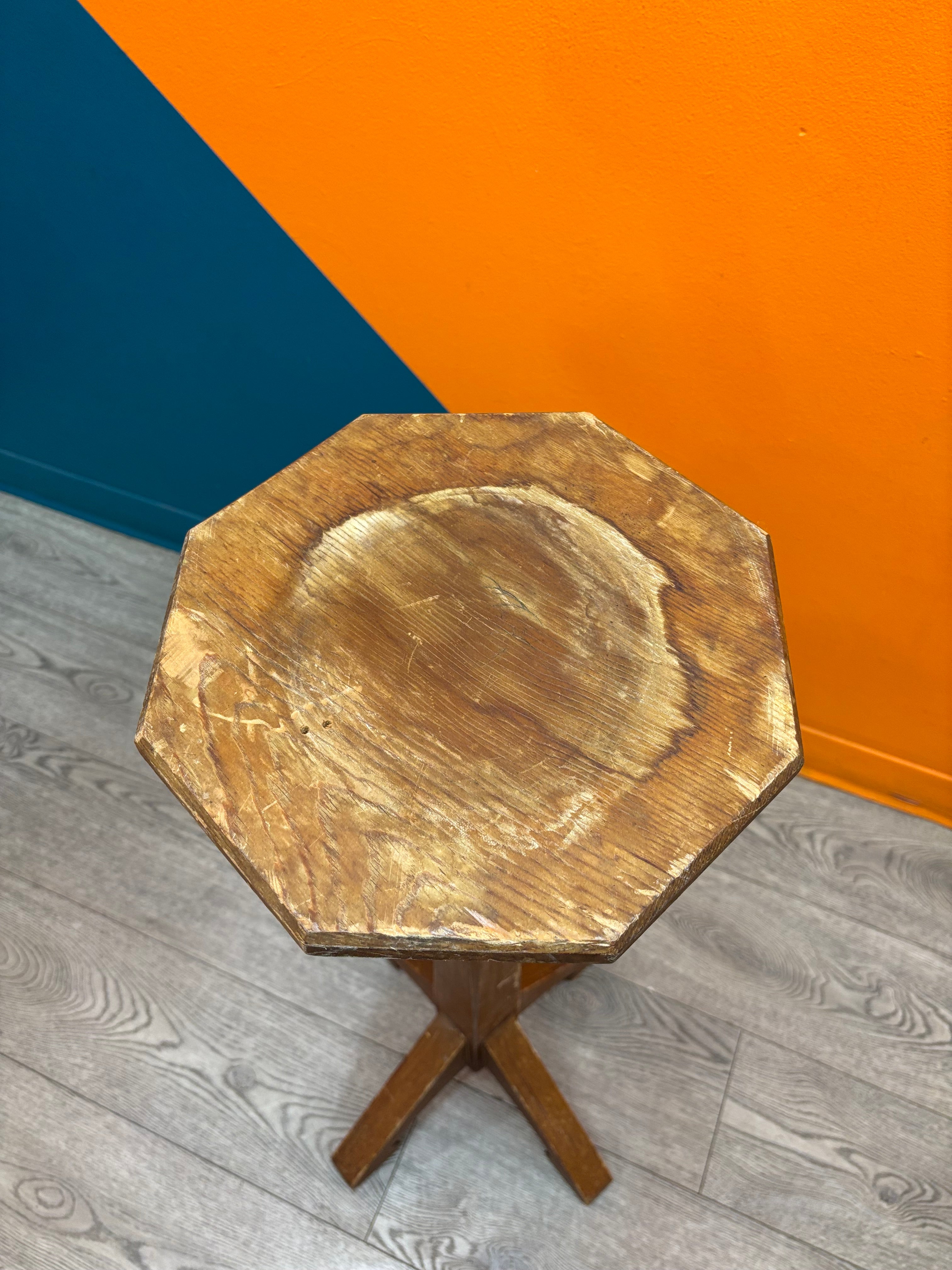 Wood Pedestal