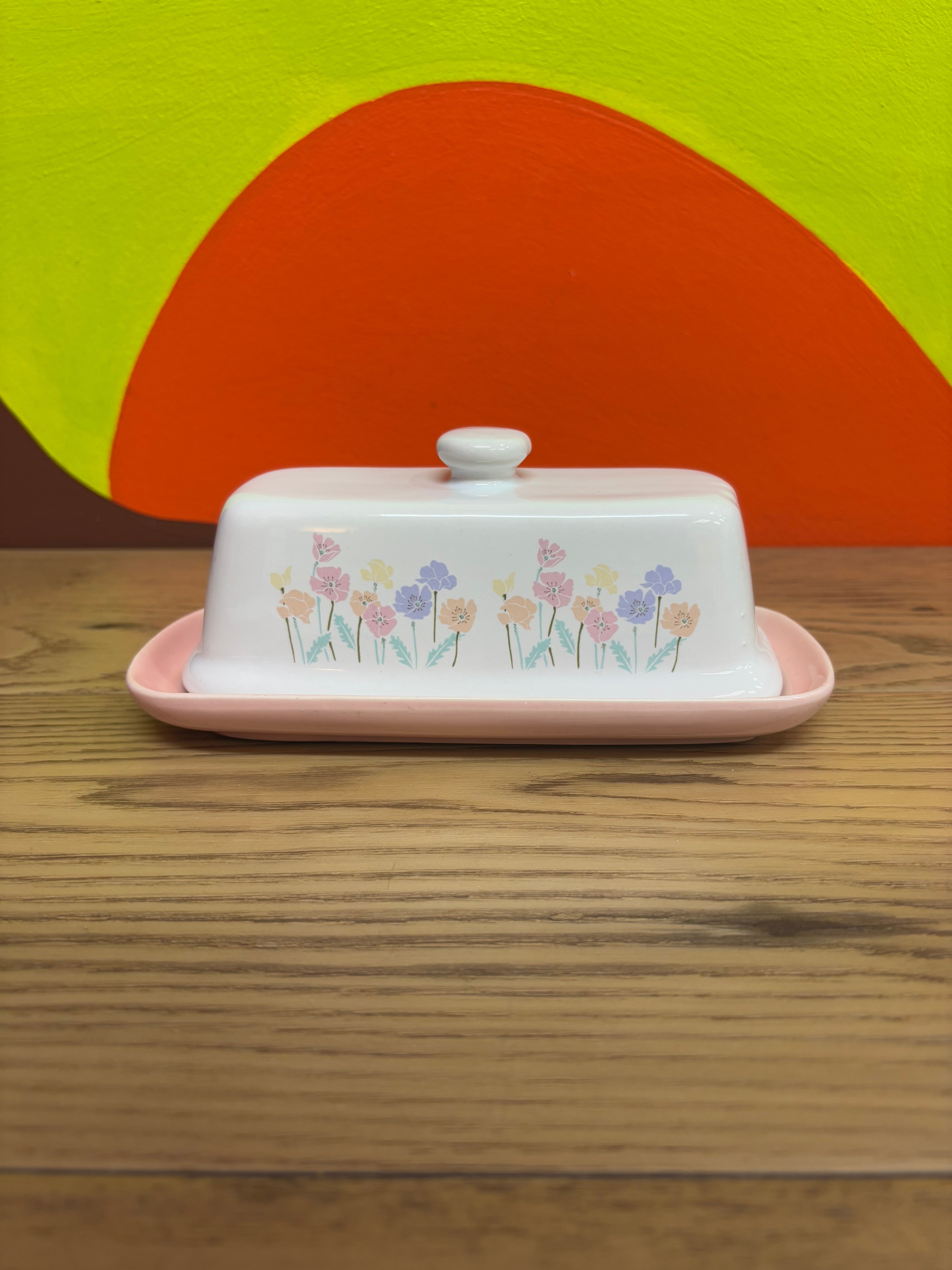 Floral Butter Dish