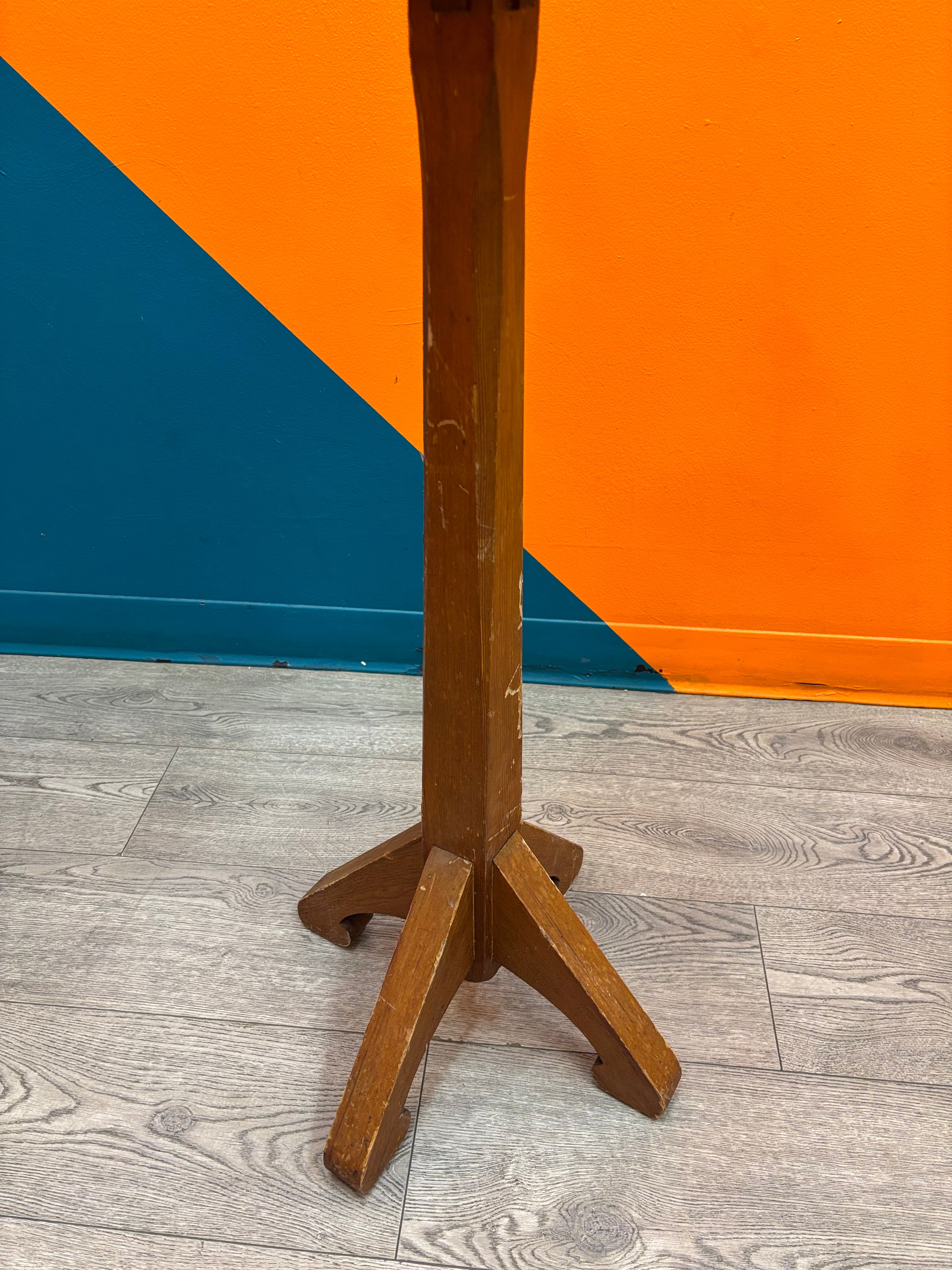 Wood Pedestal