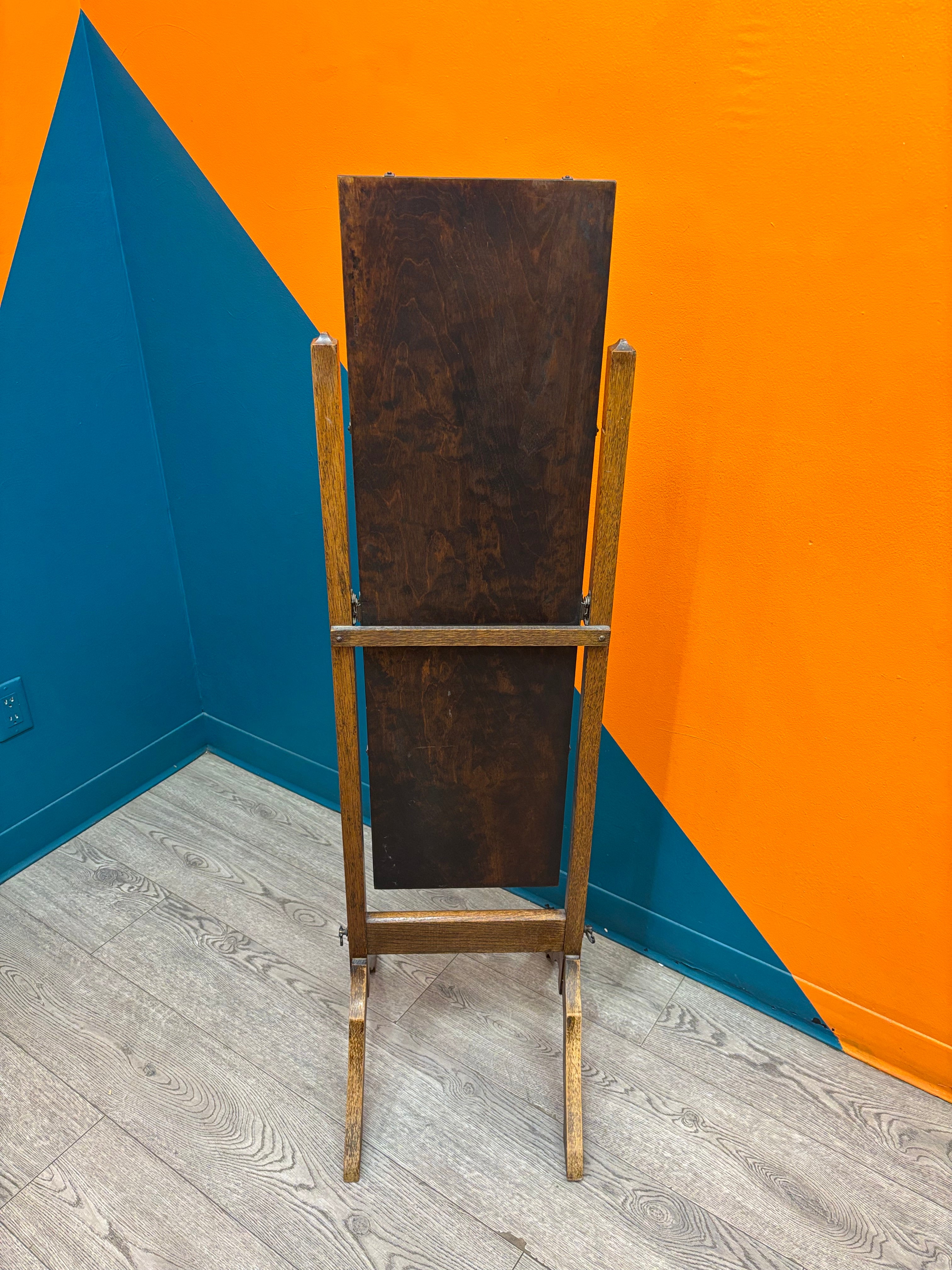 Wood Cheval Mirror