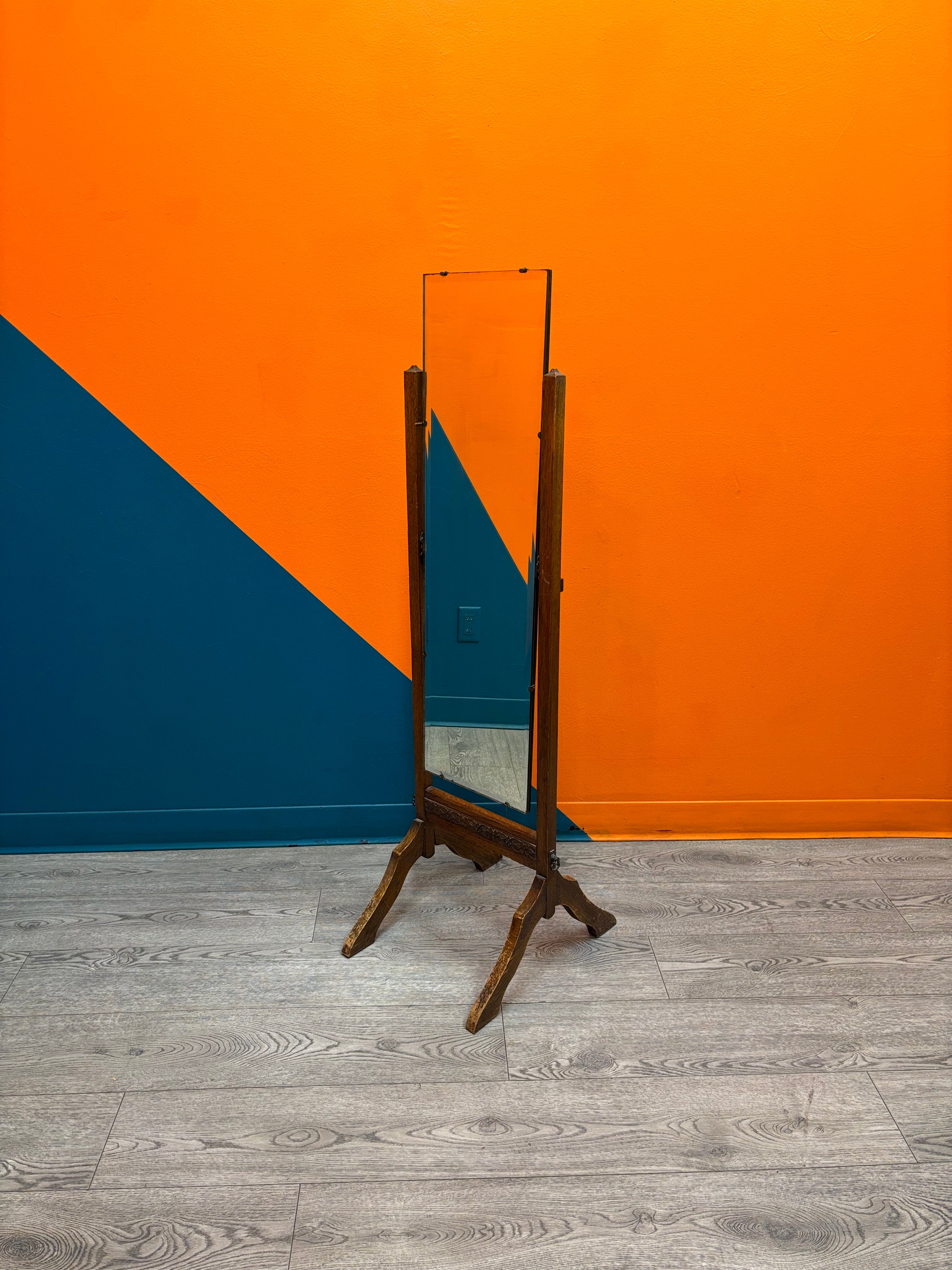 Wood Cheval Mirror