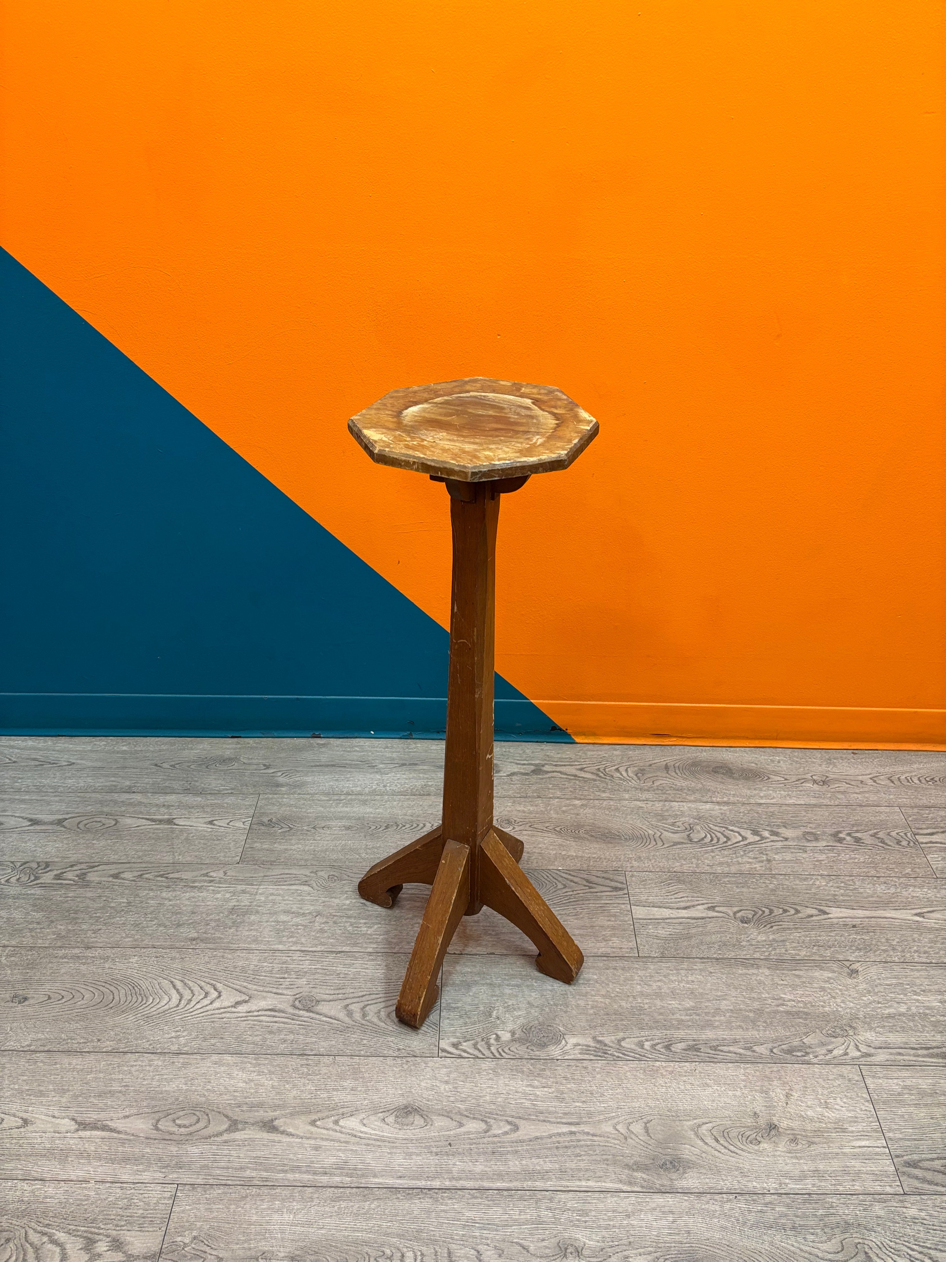 Wood Pedestal