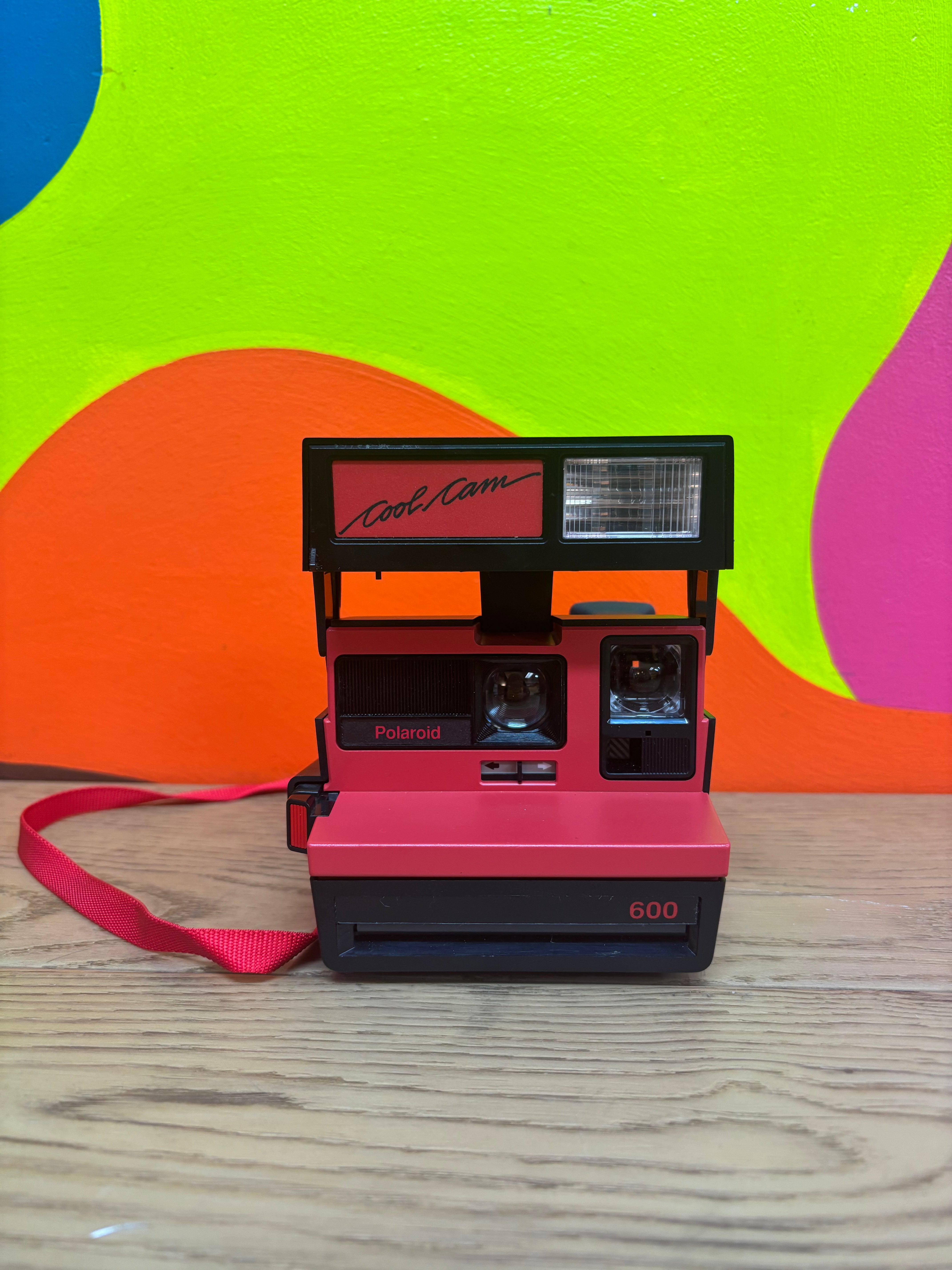 Red Polaroid Cool Cam 600