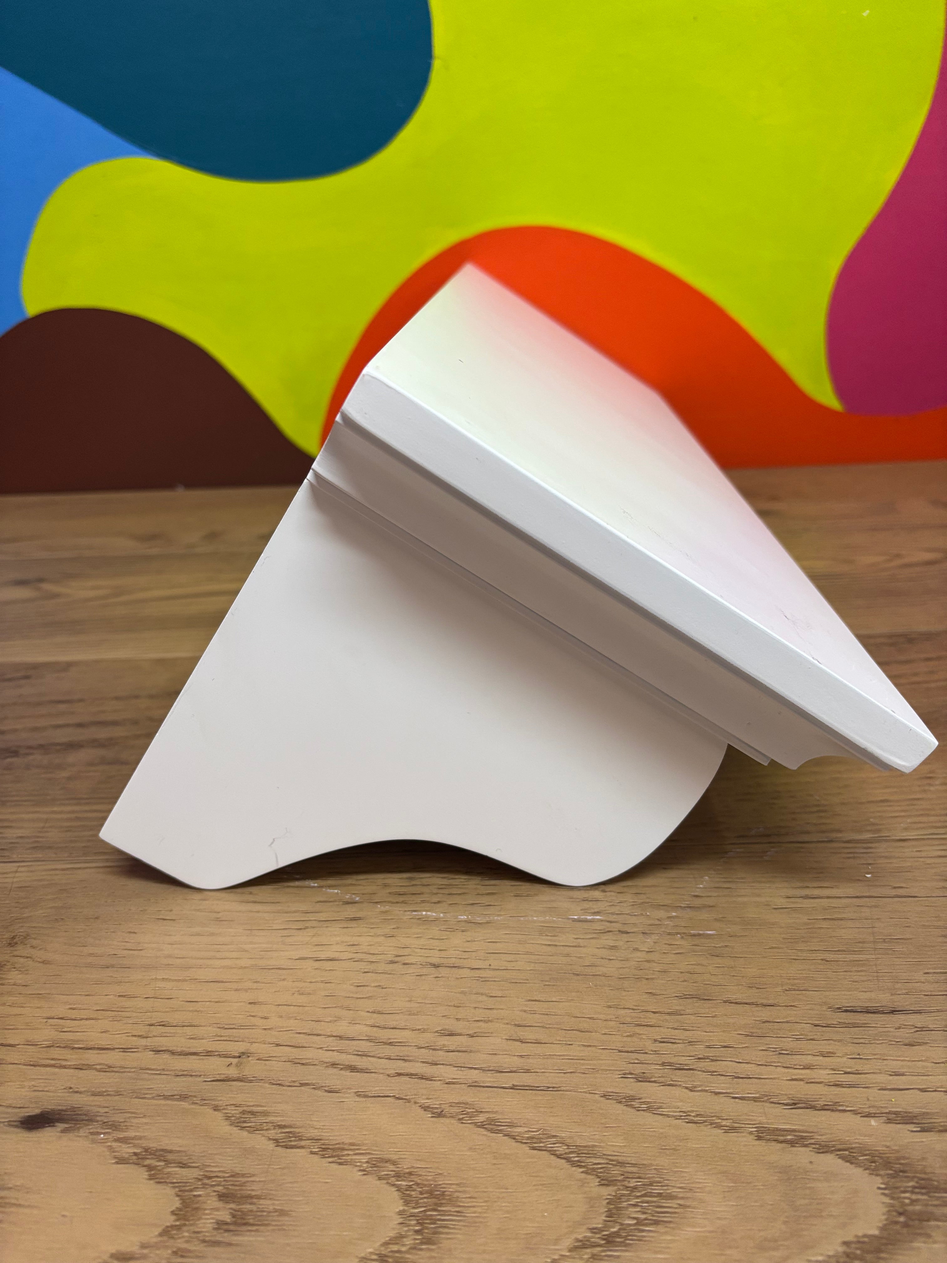White Wall Shelf with Pegs
