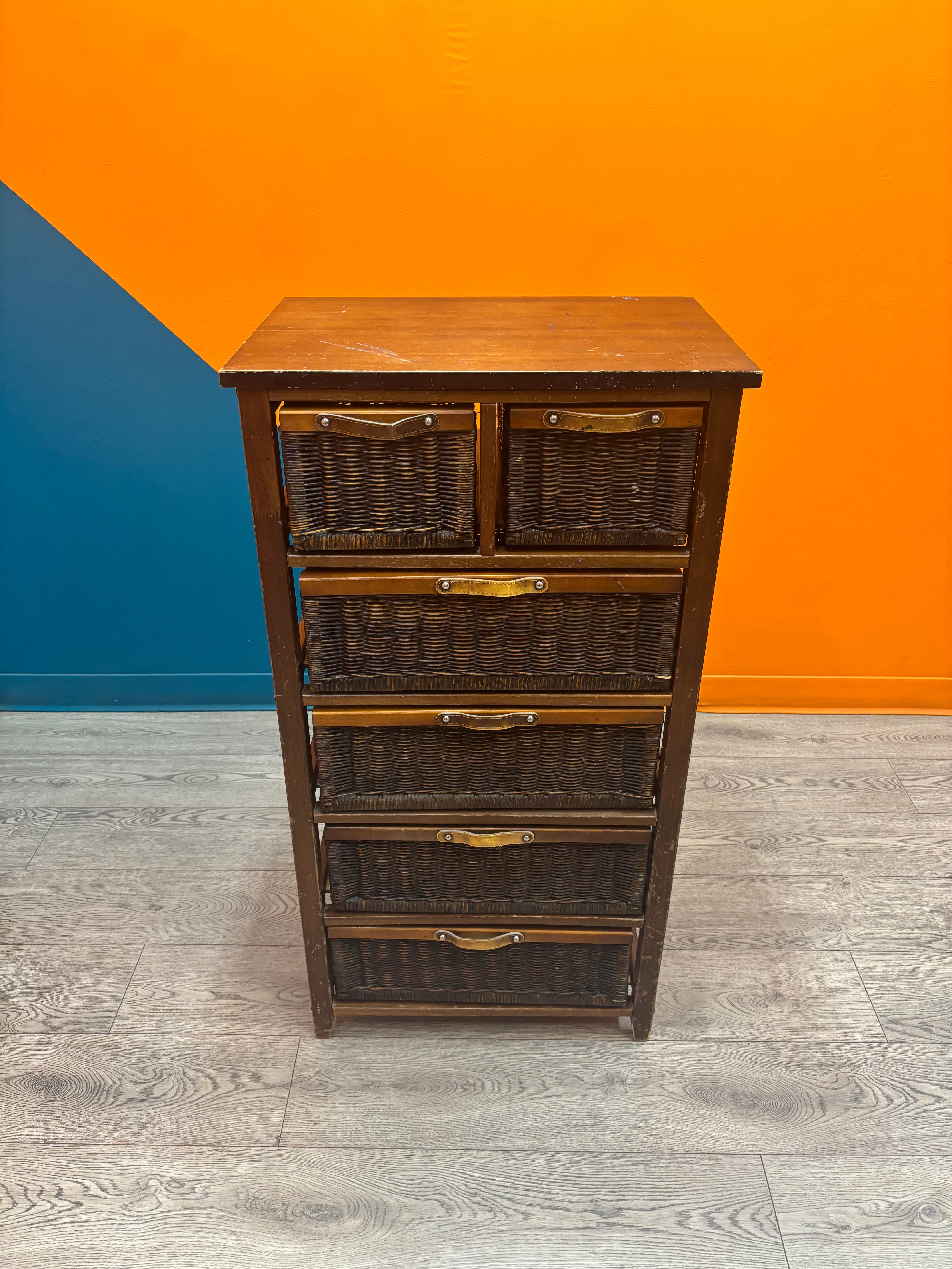 Rattan Storage Unit