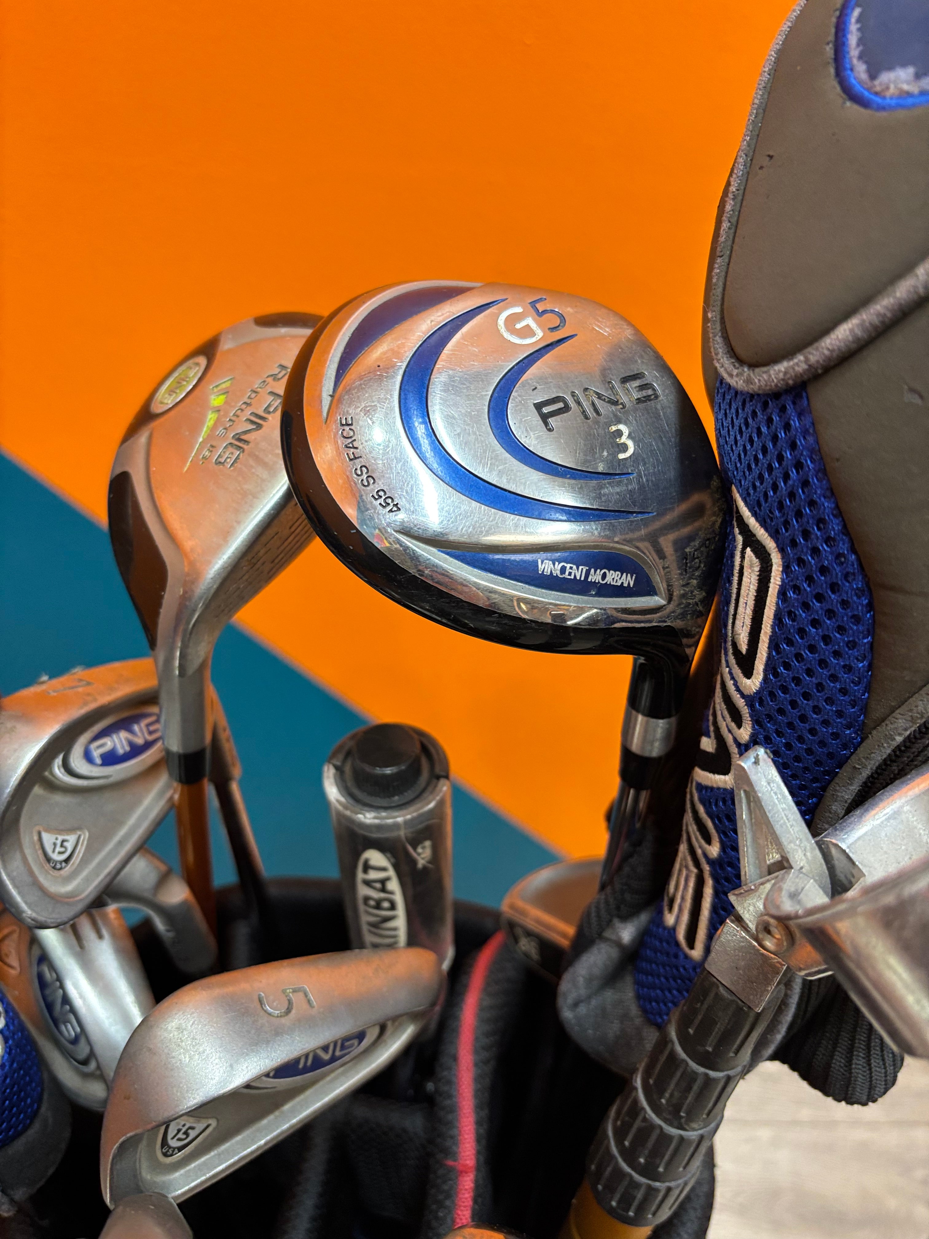Porterline Sky Explorer Golf Bag with 15 Clubs