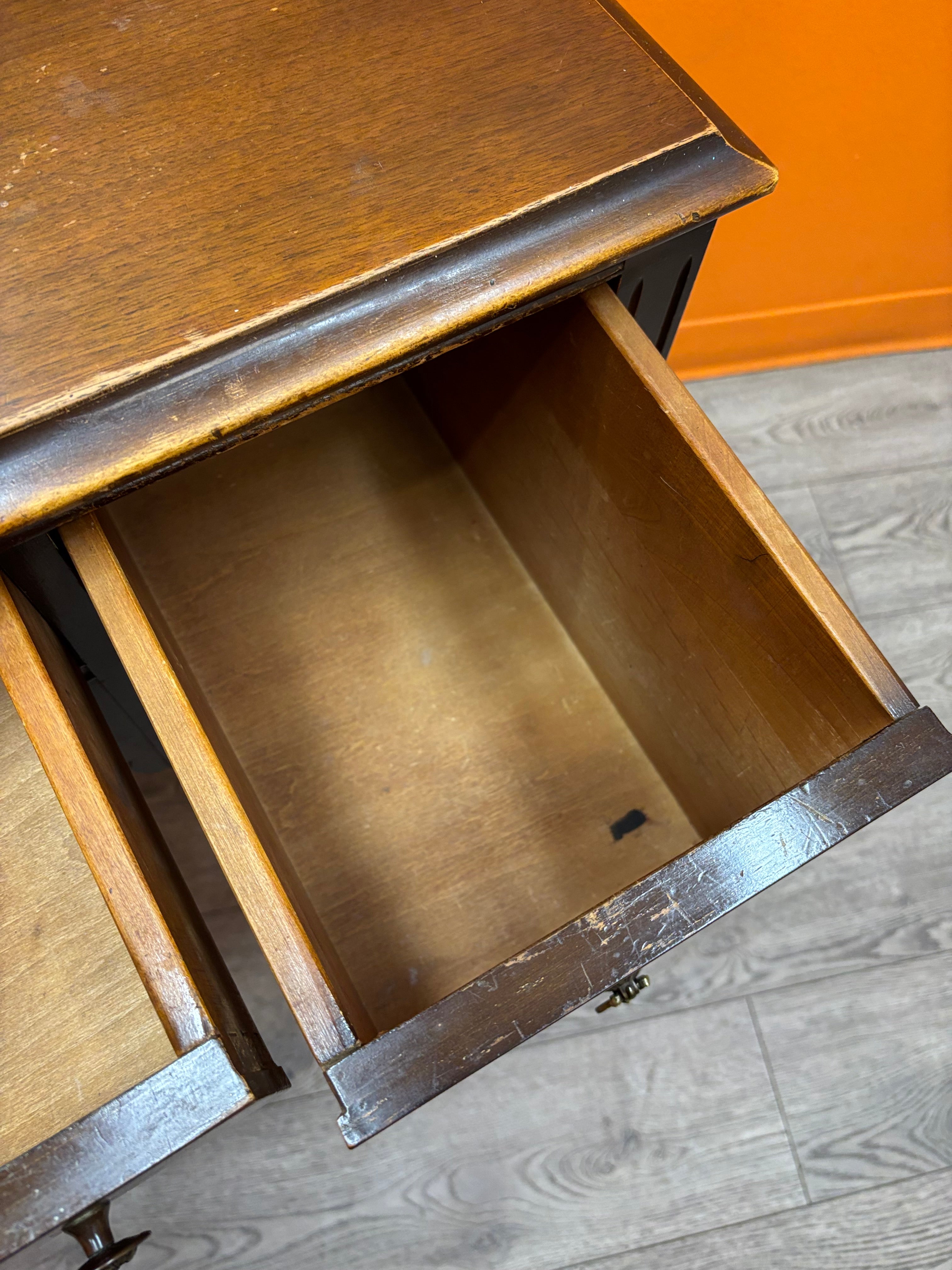 Wood Vanity on Wheels