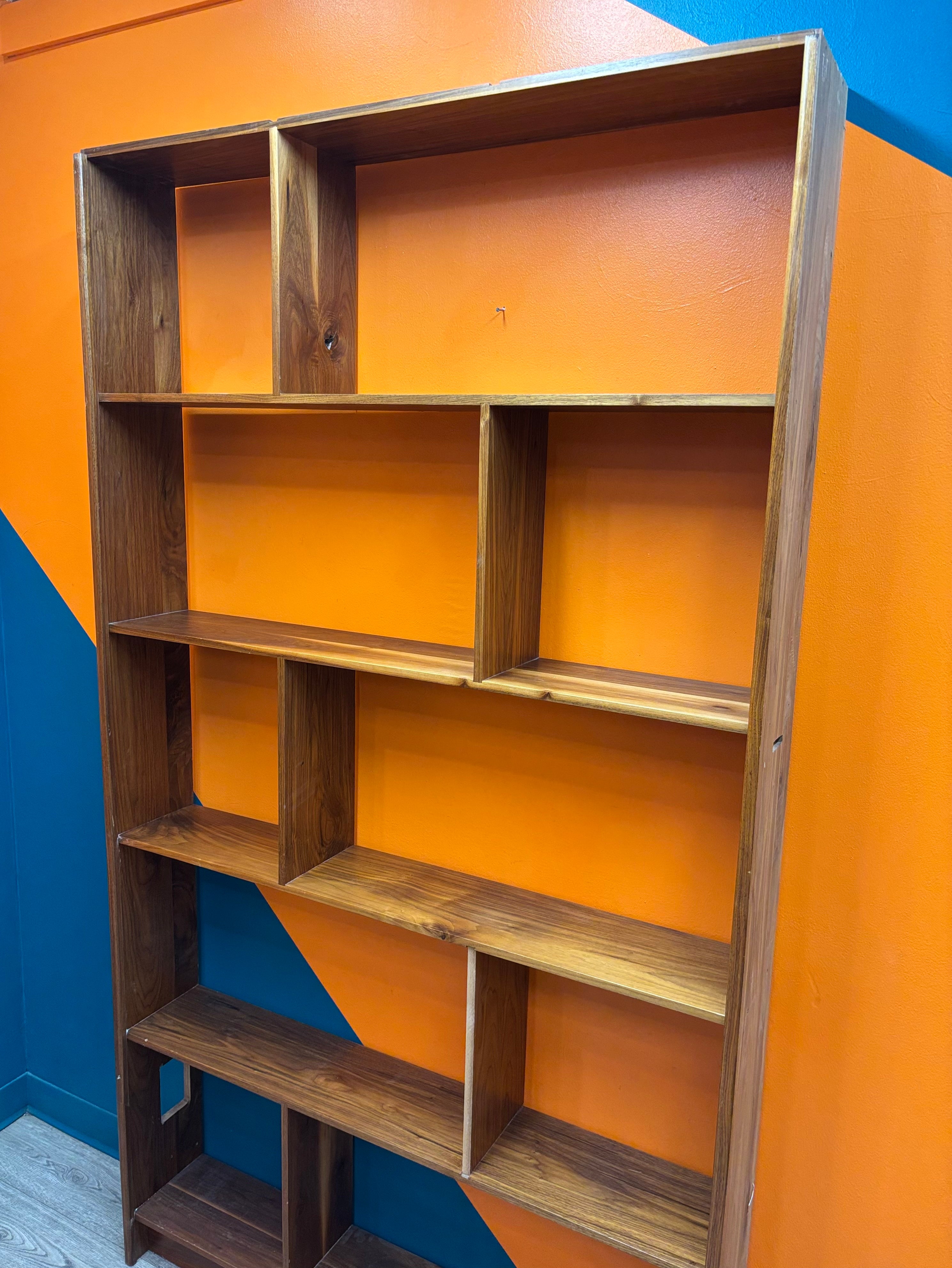 Wood Wall Bookcase