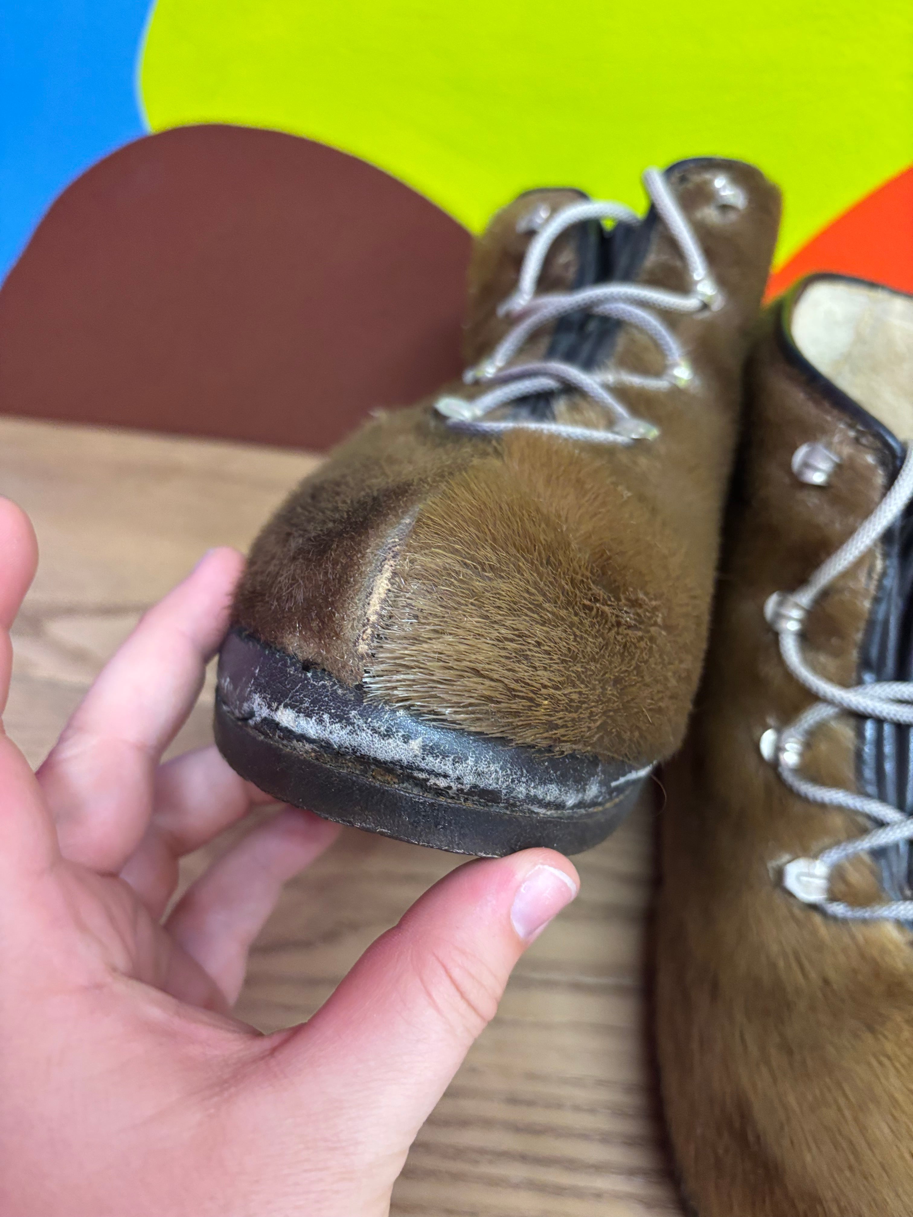 Capitol Seal Skin Boots (Men's Size 10)