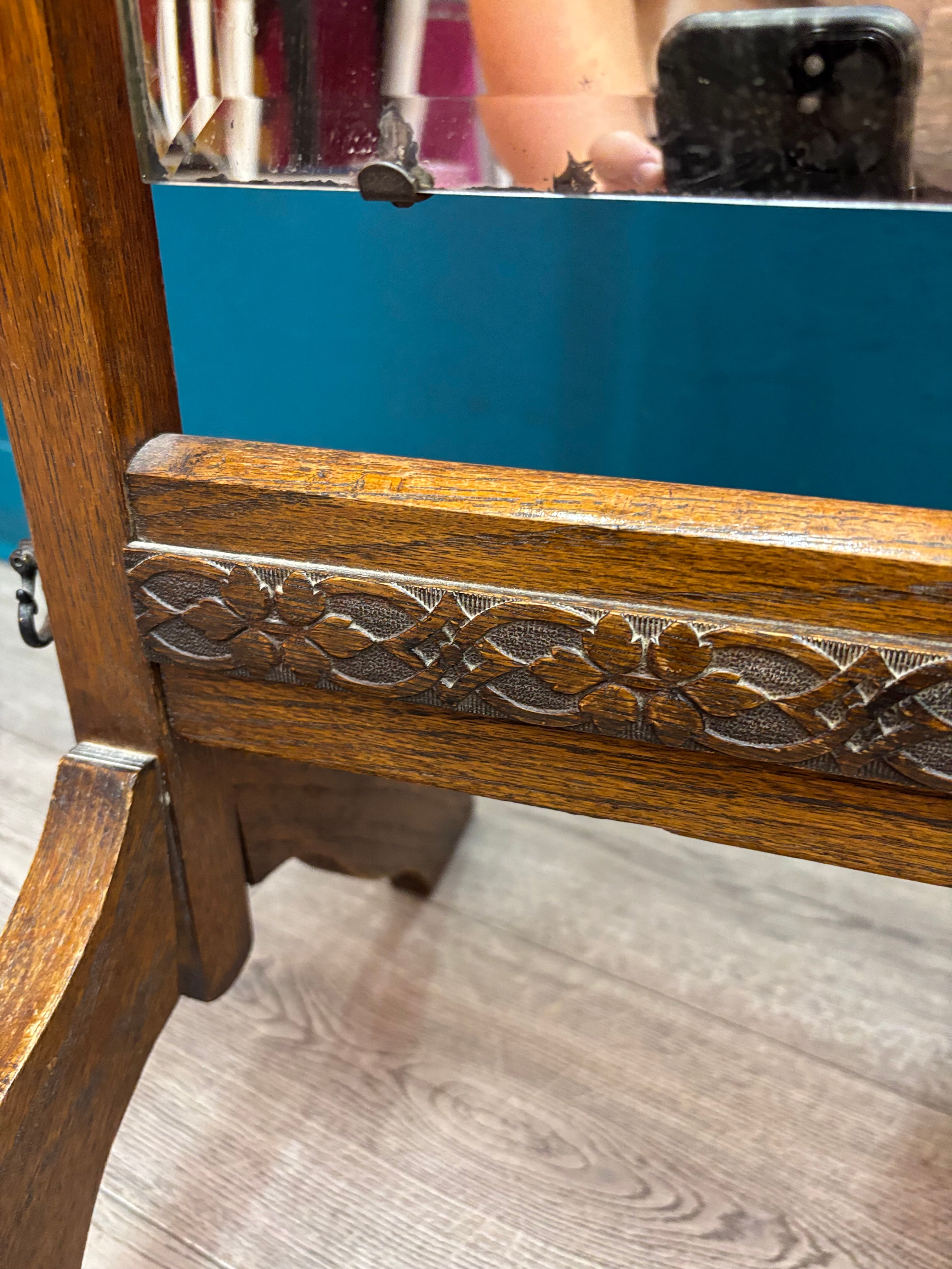 Wood Cheval Mirror