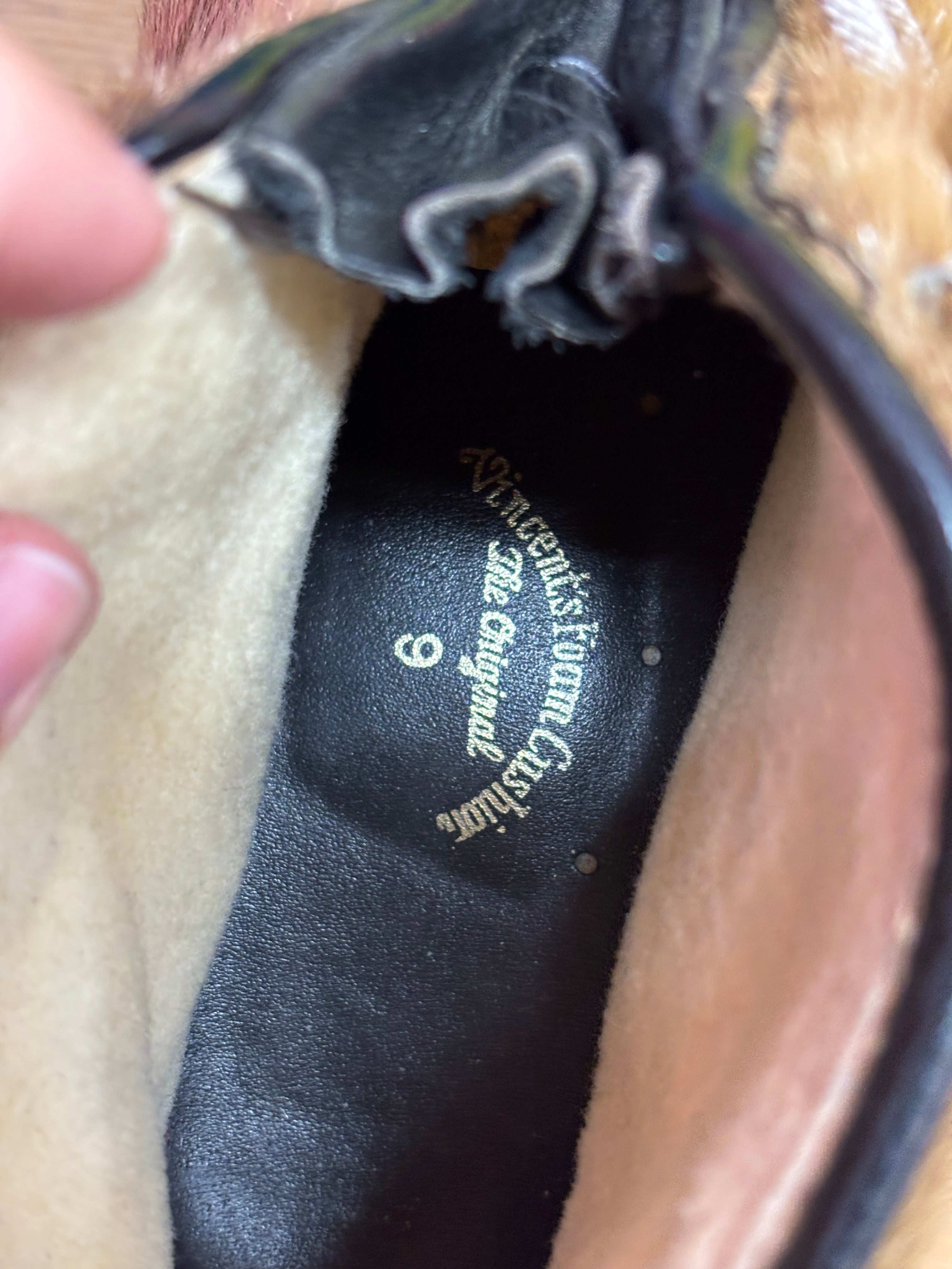 Capitol Seal Skin Boots (Men's Size 10)